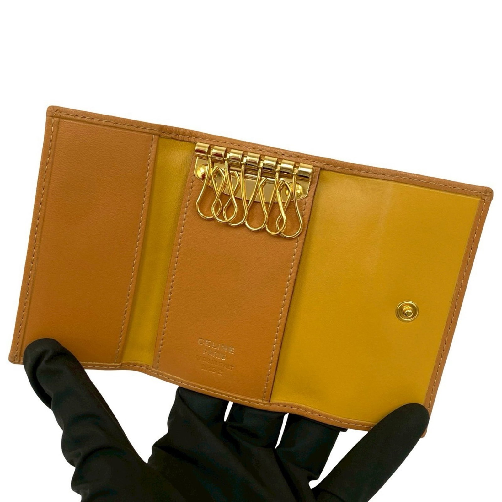 Celine Keycase Leather Pvc - 7