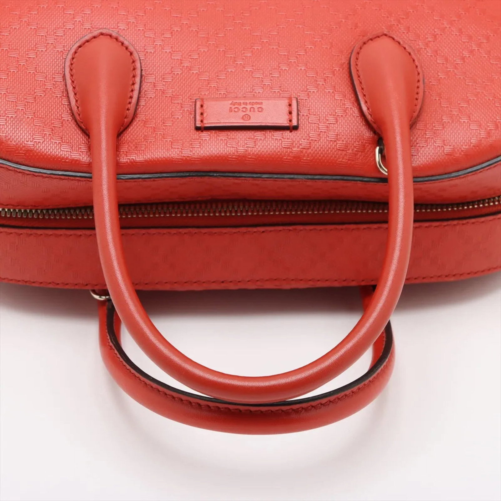 Handbag Leather Gucci - 5