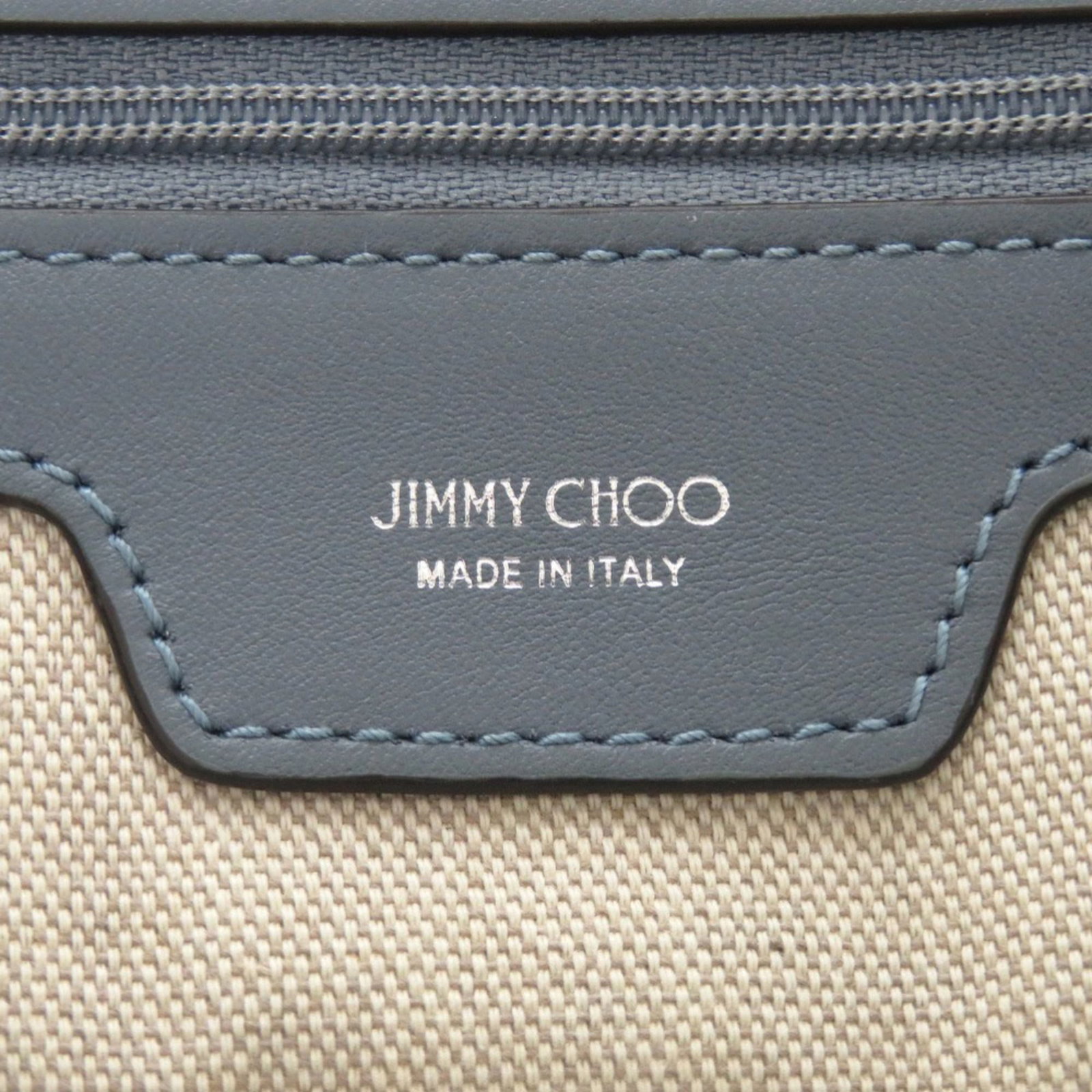 Handbag leather by Jimmy Choo - 8
