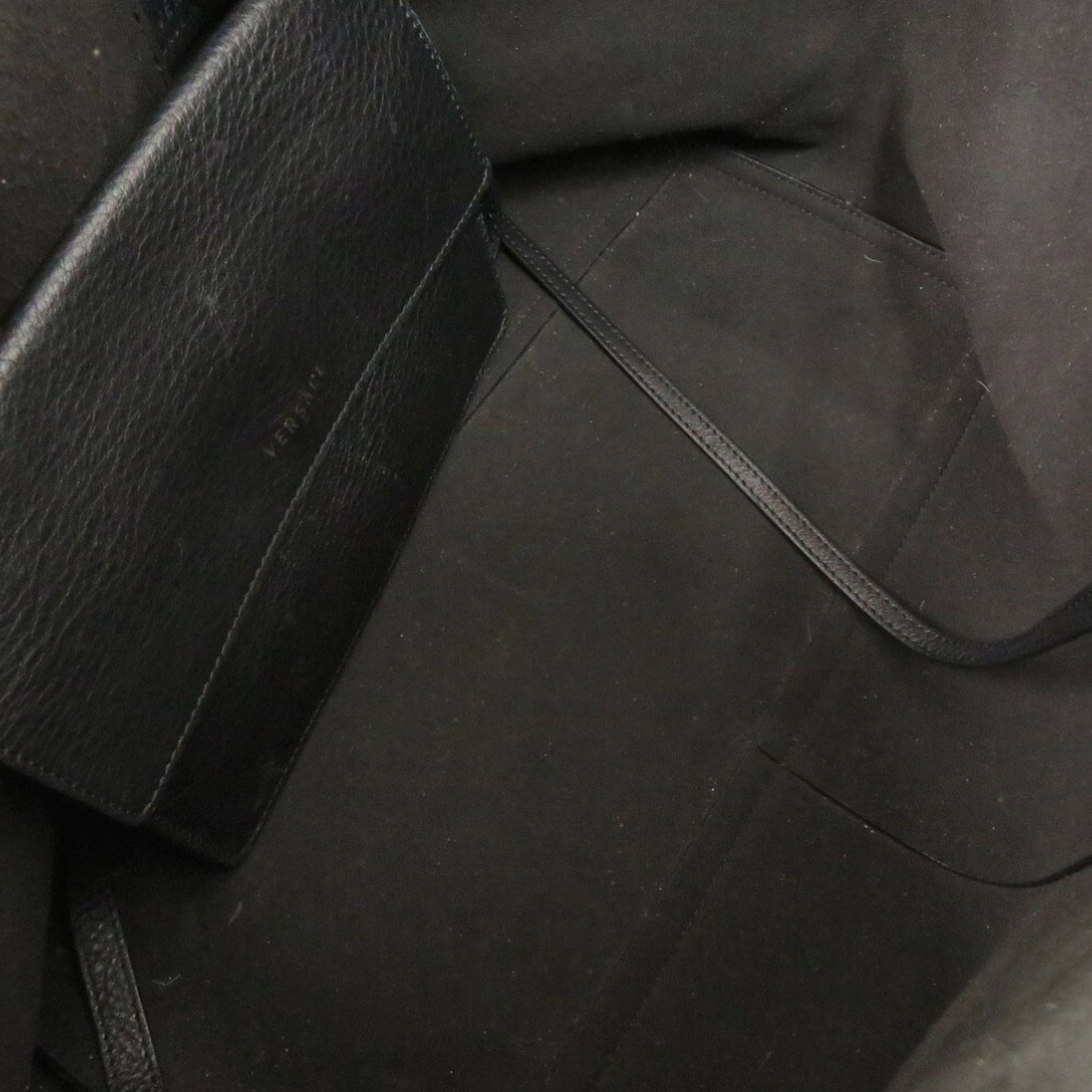 Tote bag leather Versace - 6