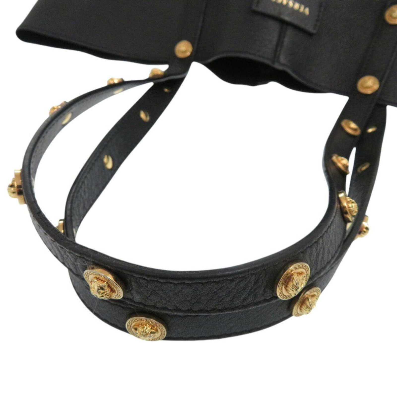 Tote bag leather Versace - 7