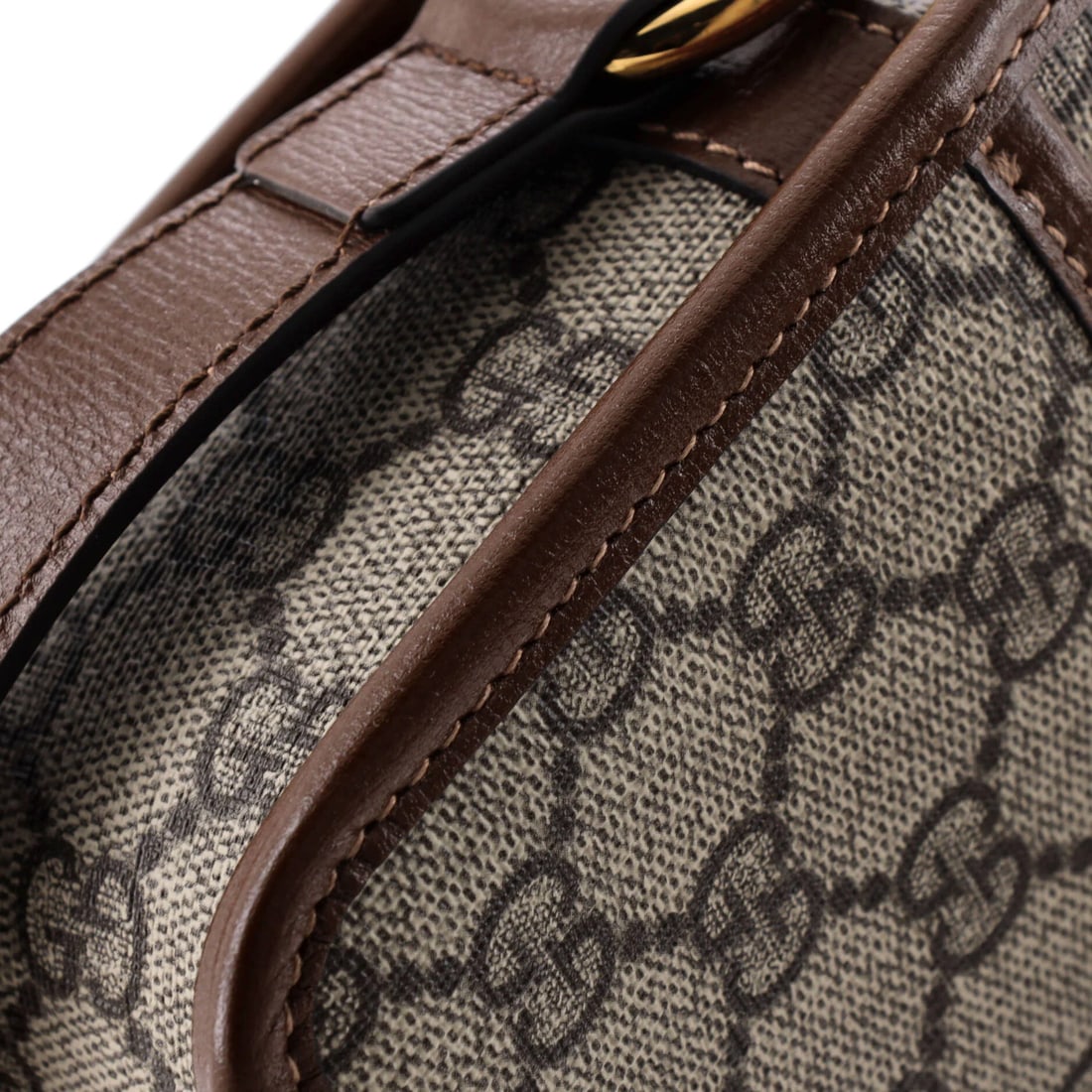 Gucci Interlocking Patch Camera Bag Mini Canvas Coated GG - 6