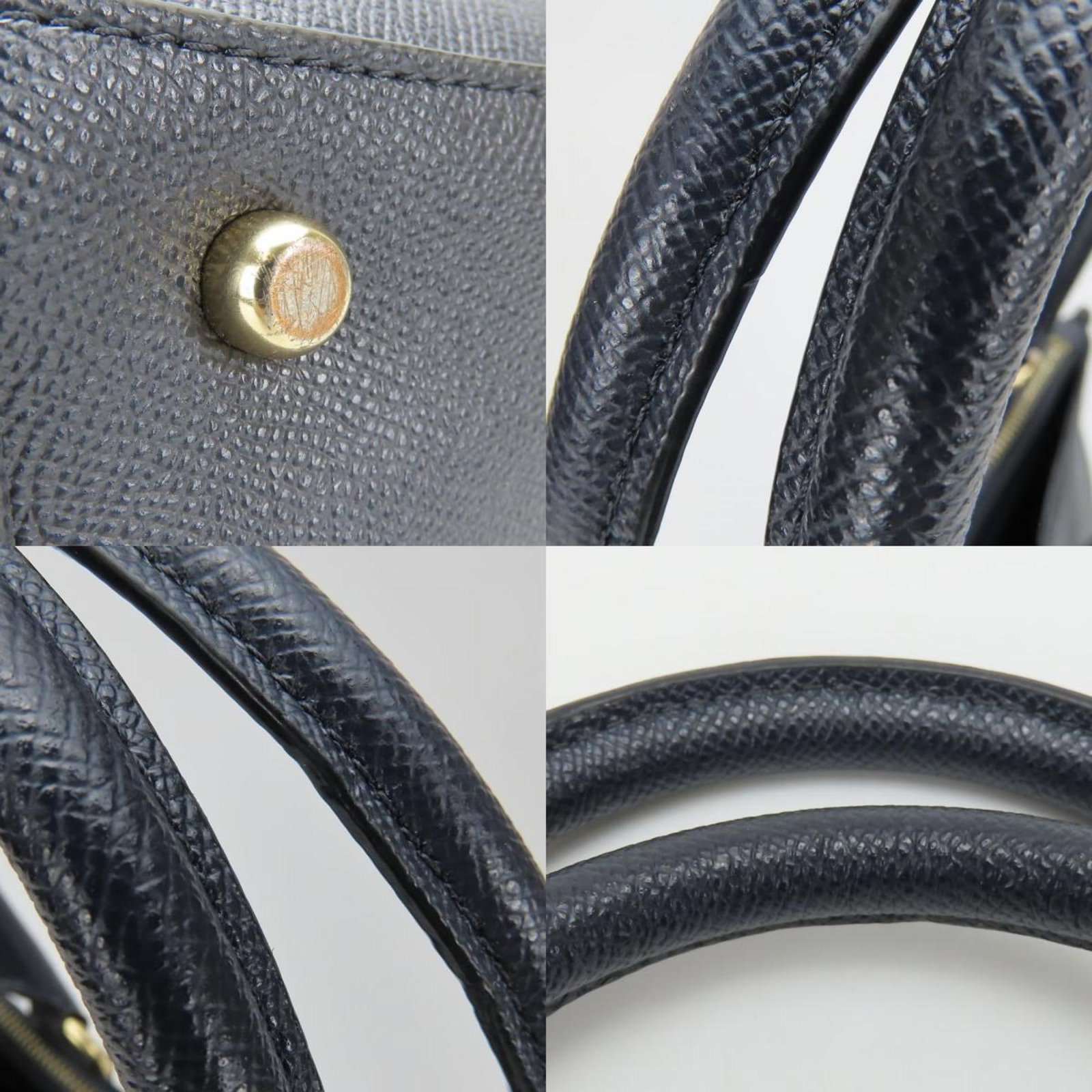 Handbag Leather Coach - 4
