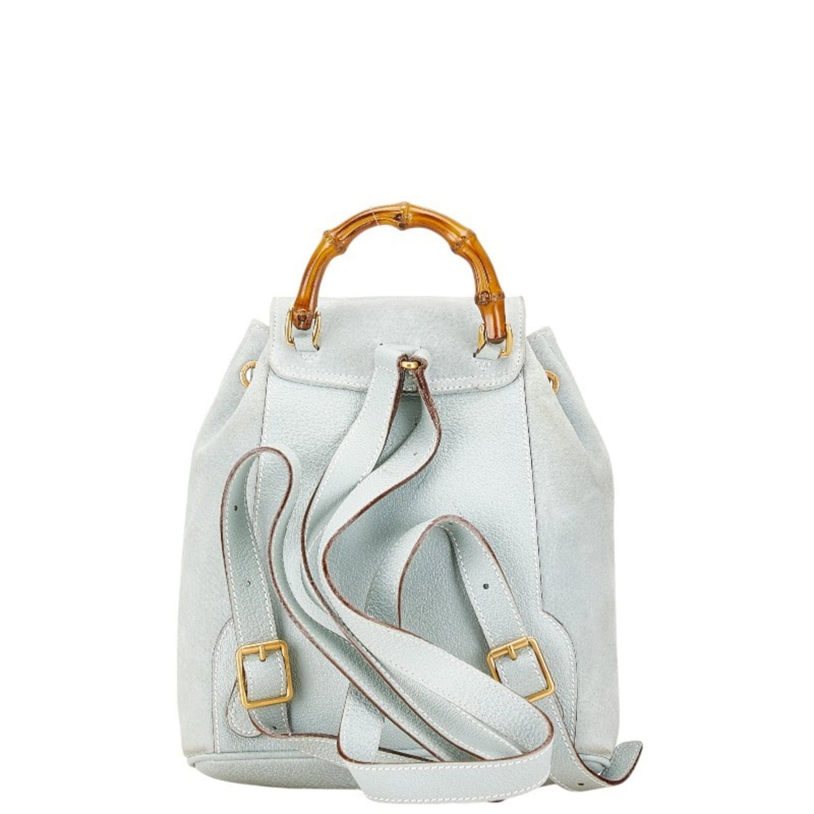 Suede Leather Gucci Backpack - 3