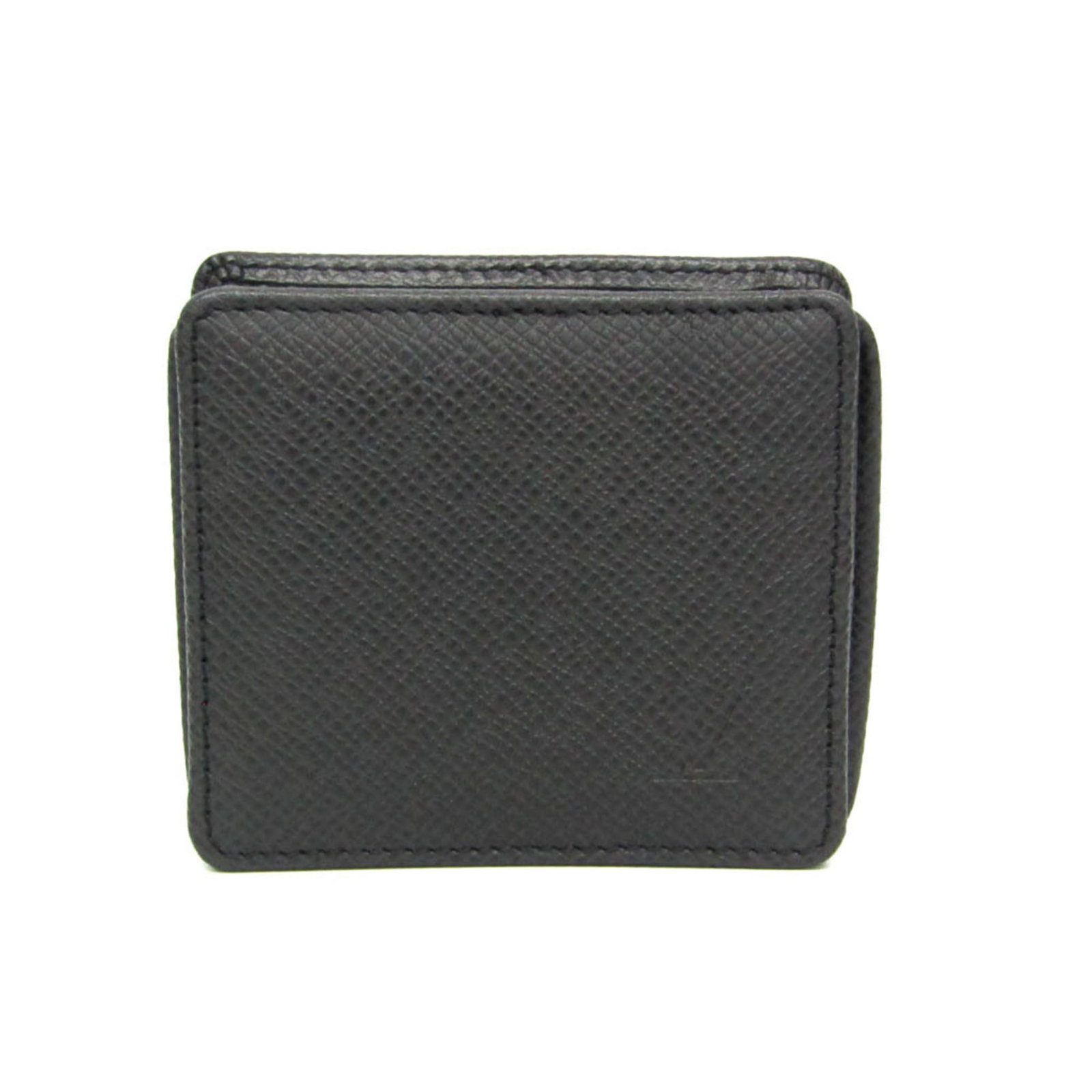 Louis Vuitton Coin Purse/ Coin Case Taiga Leather: Louis Vuitton Coin Purse/ Coin Case Taiga Leather Taiga Leather Louis Vuitton Coin Purse in Ardoise Color, Snap Closure. This men's coin purse features Taiga leather and a classic snap closure, measur