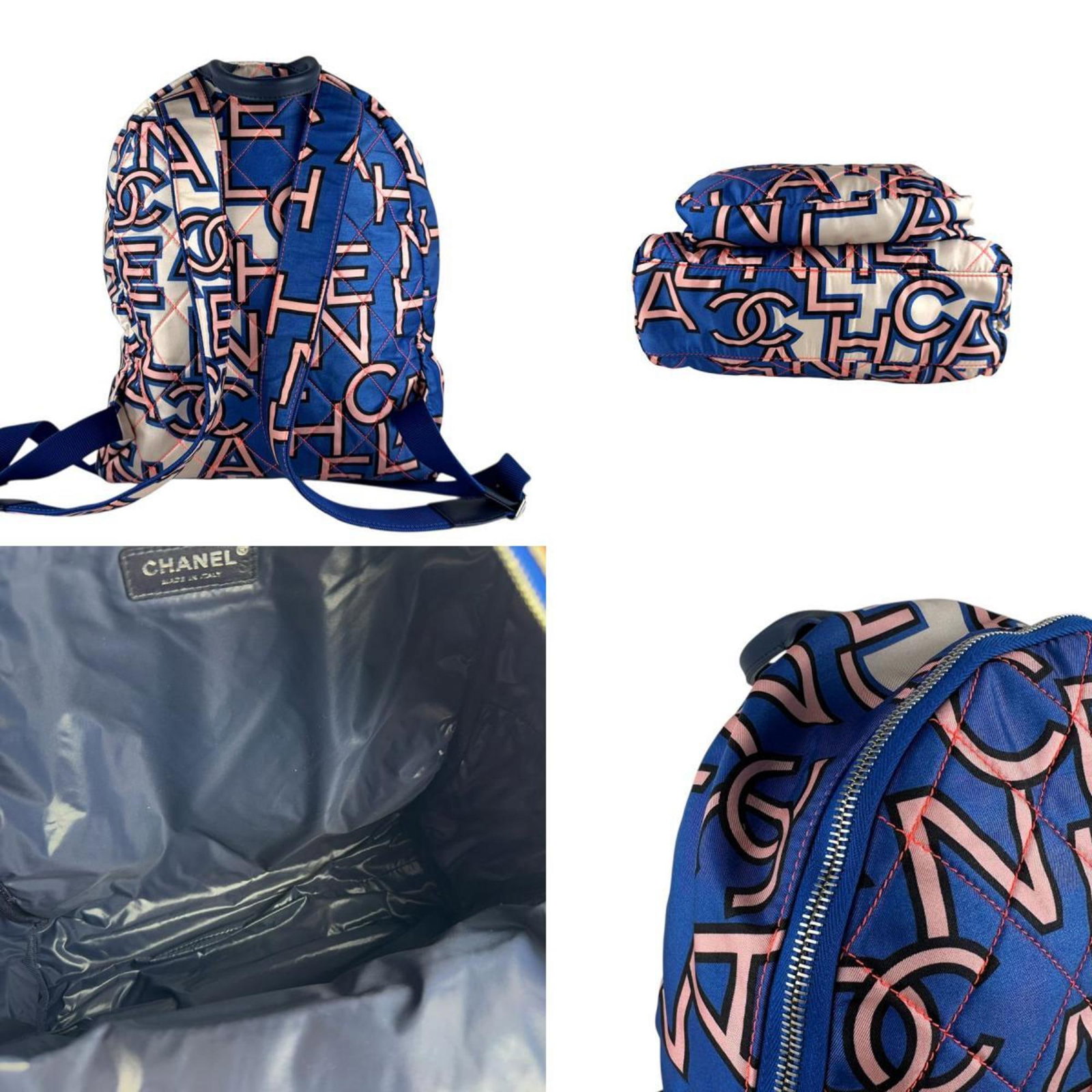 Satin backpack by Chanel - 3