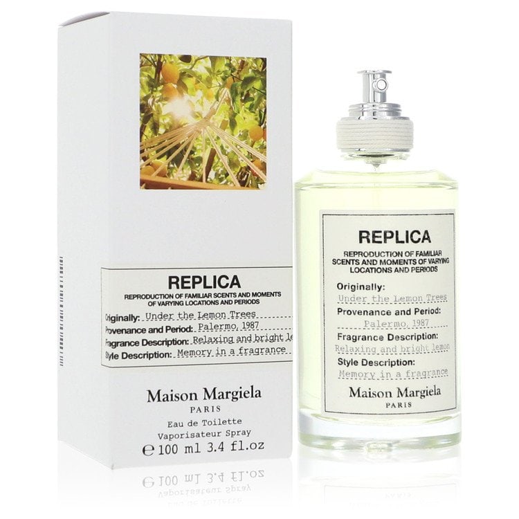 Replica Under The Lemon Trees Perfume By Maison Margiela Eau De Toilette Spray (Unisex): Replica Under The Lemon Trees Perfume By Maison Margiela Eau De Toilette Spray (Unisex) 500ml Eau De Toilette Spray Replica Under The Lemon Trees Perfume By Maison Margiela. This unisex perfume featur