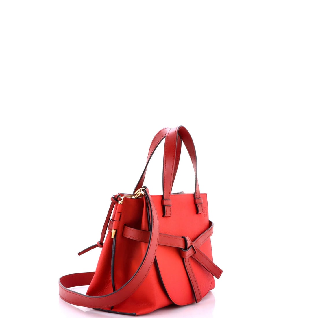 Small leather gate tote from Loewe - 2