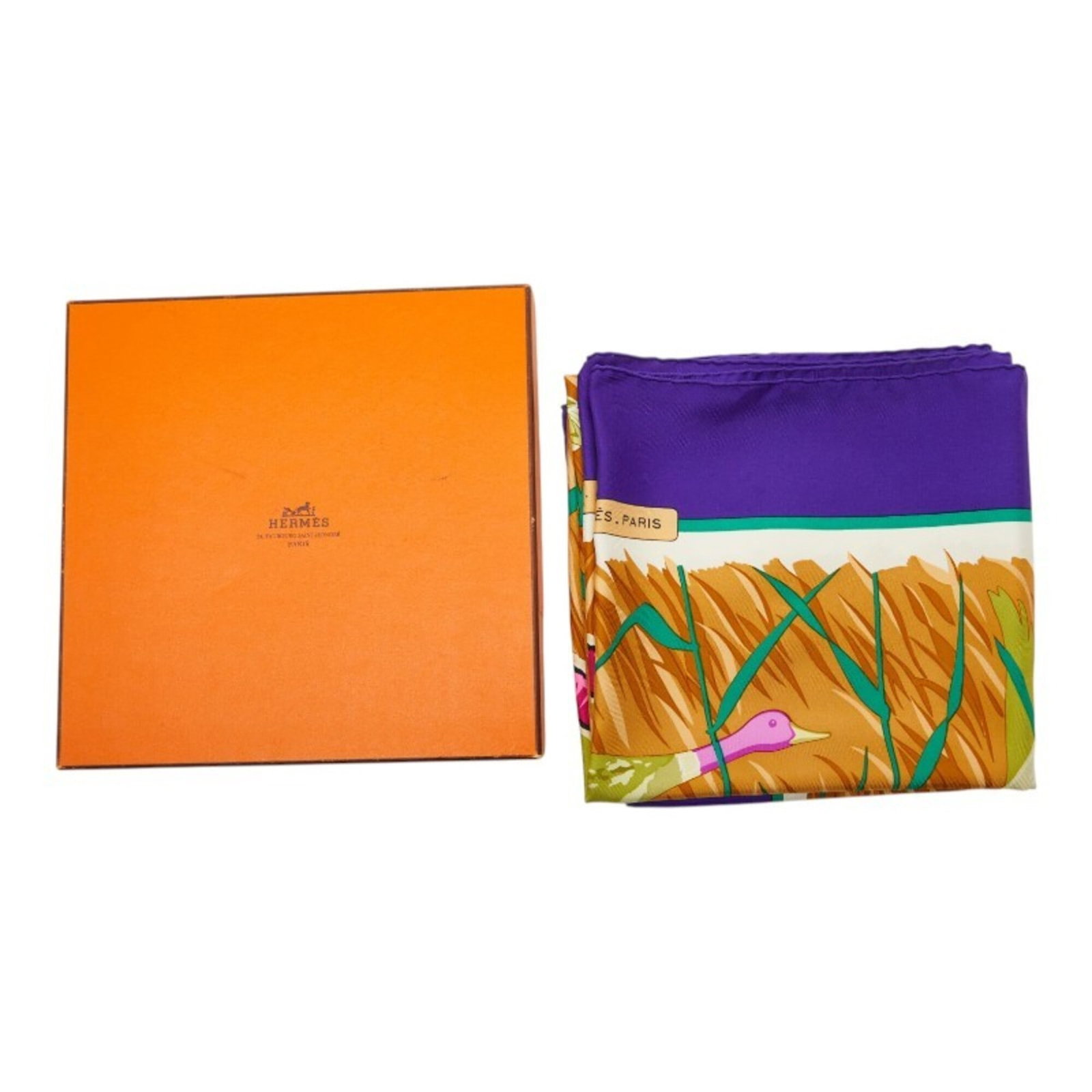 Silk Hermes Scarf - 7