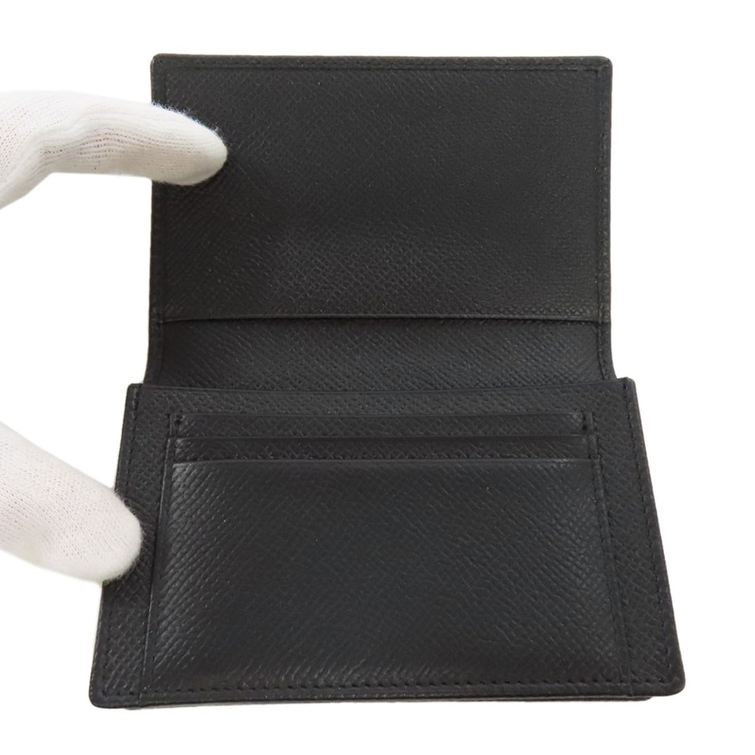 Logo Card Case Bvlgari Leather - 4