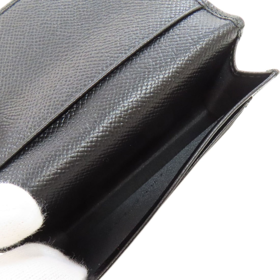 Logo Card Case Bvlgari Leather - 5