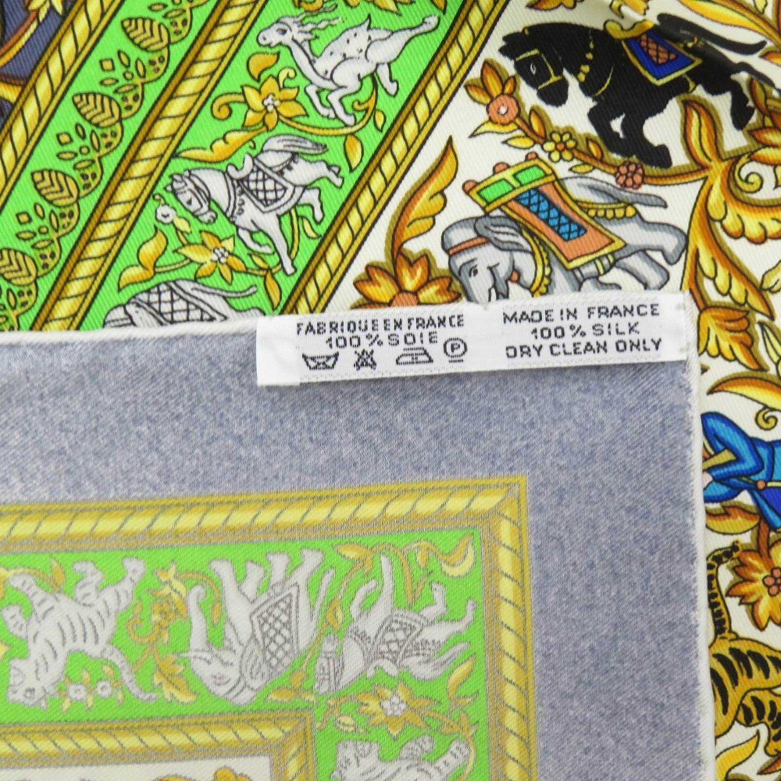 Silk Hermes Scarf - 4