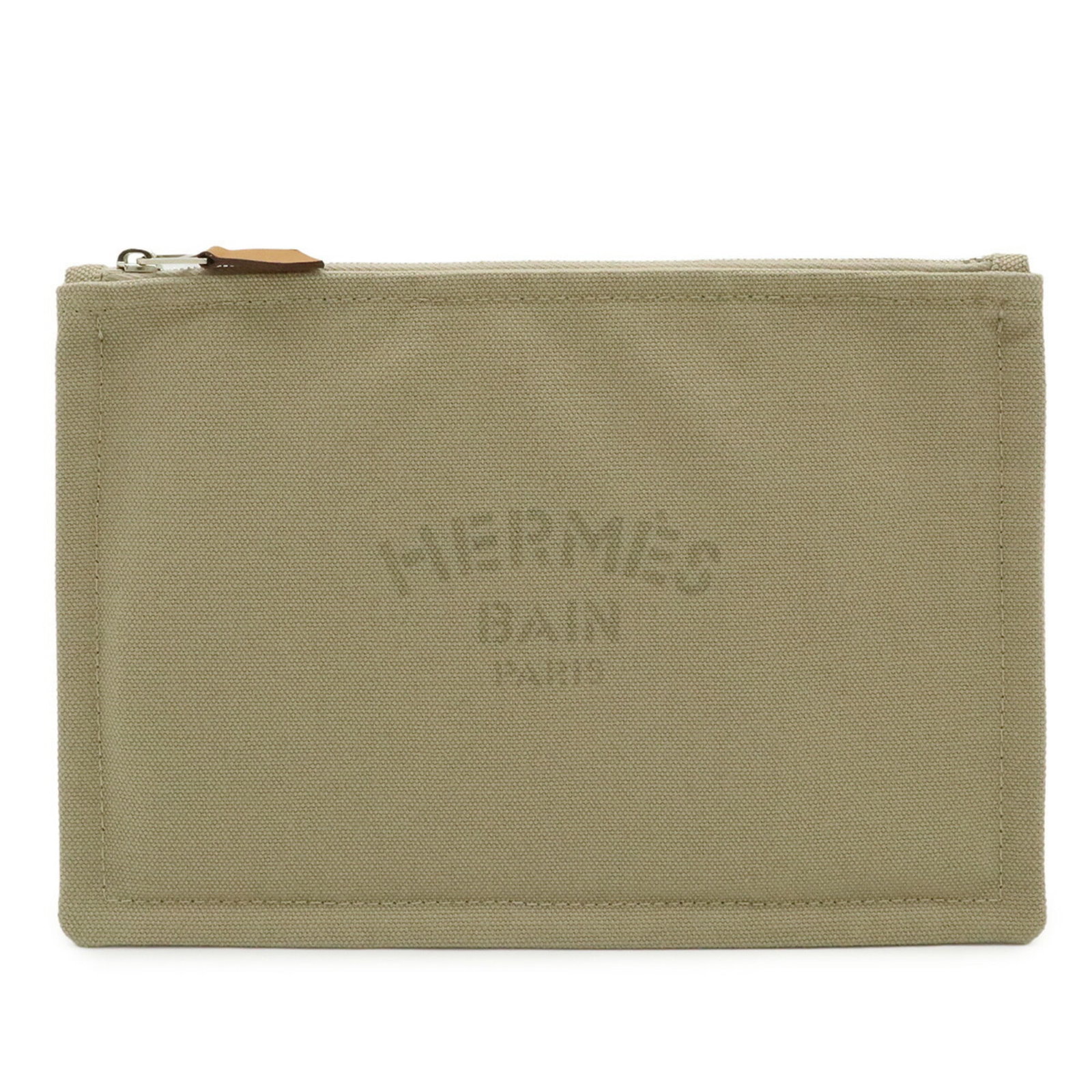 Canvas Leather Pouch by Hermes - 2