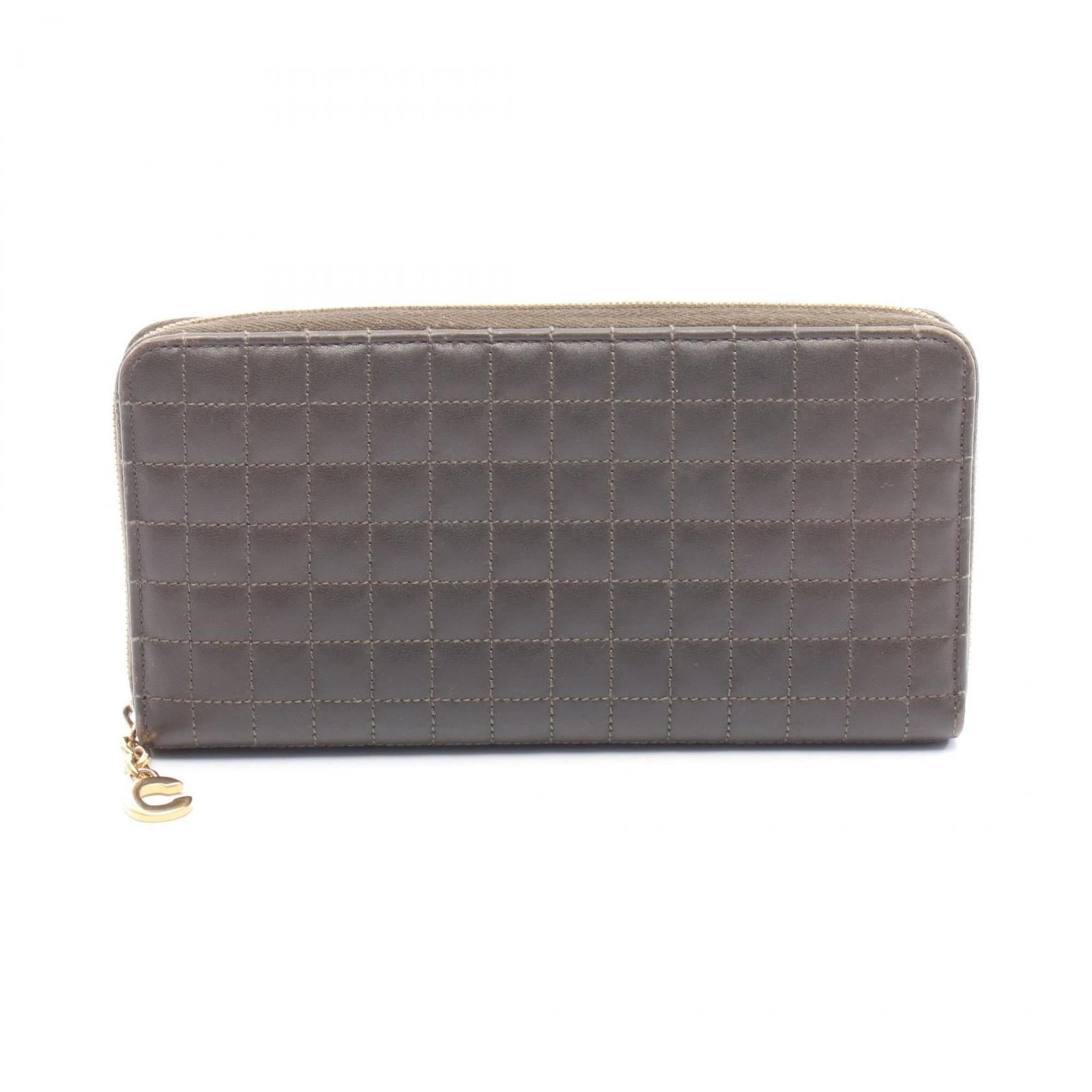 Celine Long Wallet (Bi-Fold) Leather: Celine Long Wallet (Bi-Fold) Leather The Celine Long Wallet in Khaki leather offers a classic bi-fold design with clean lines and minimal embellishments. Measuring 10cm x 19cm x 2cm, it features a