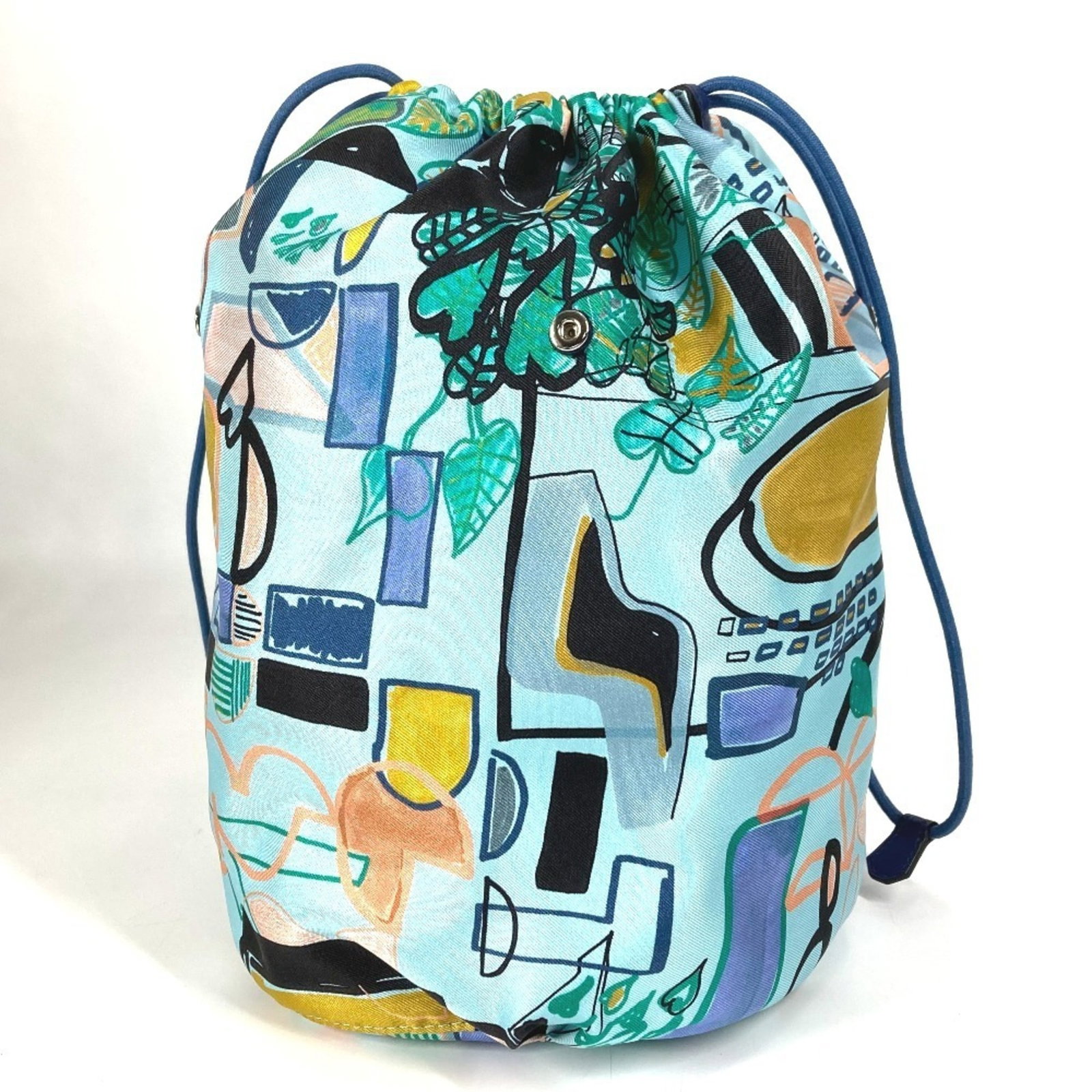 Hermes Silk Leather Bag - 14