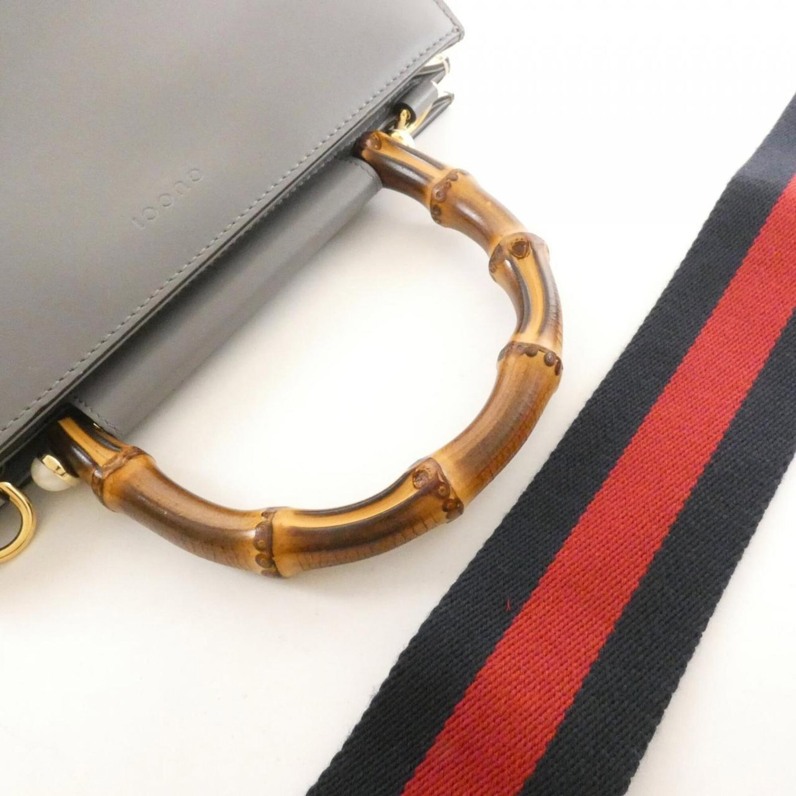 Handbag Leather Gucci - 5