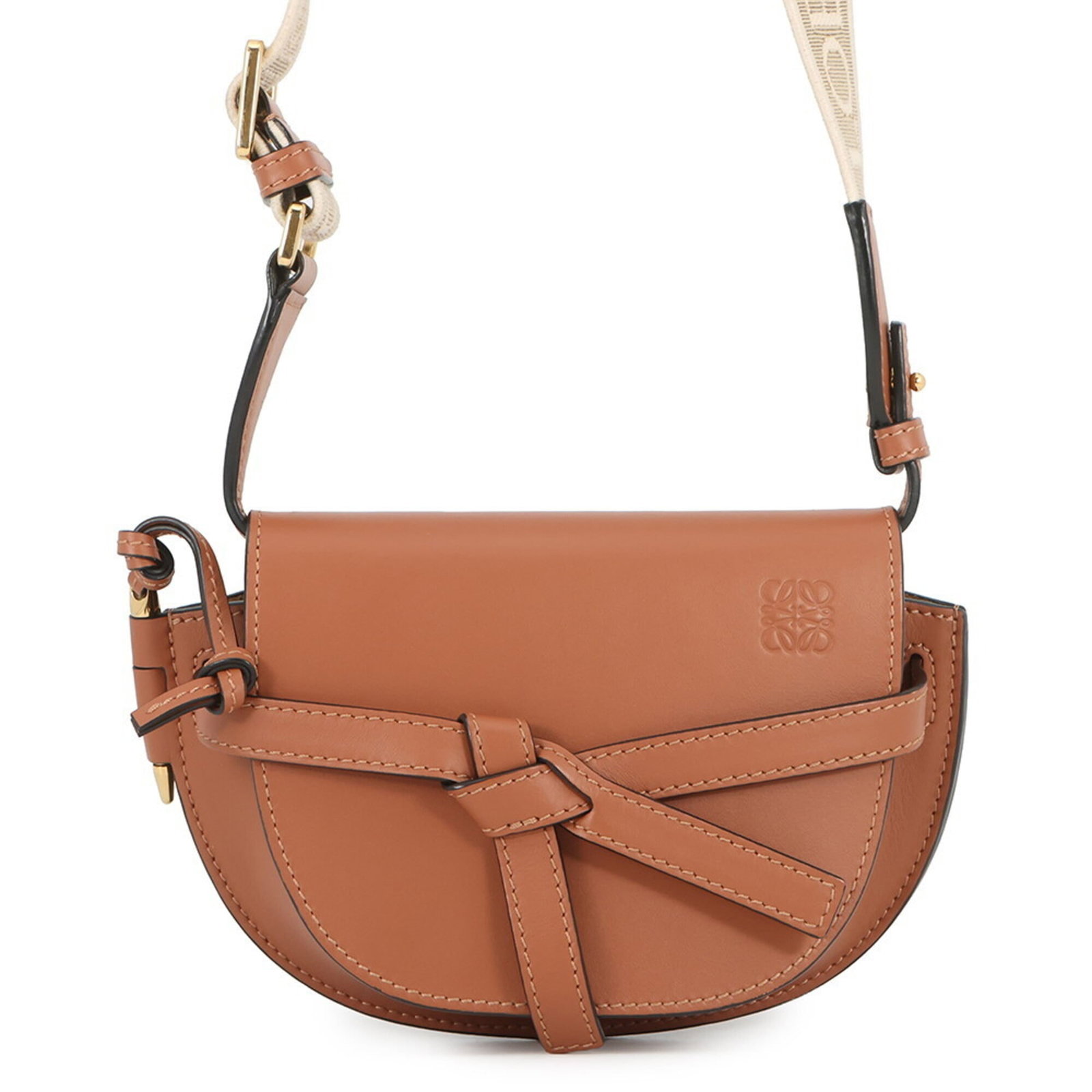 Loewe Handbag Shoulder Bag Leather Canvas (1 of 14)