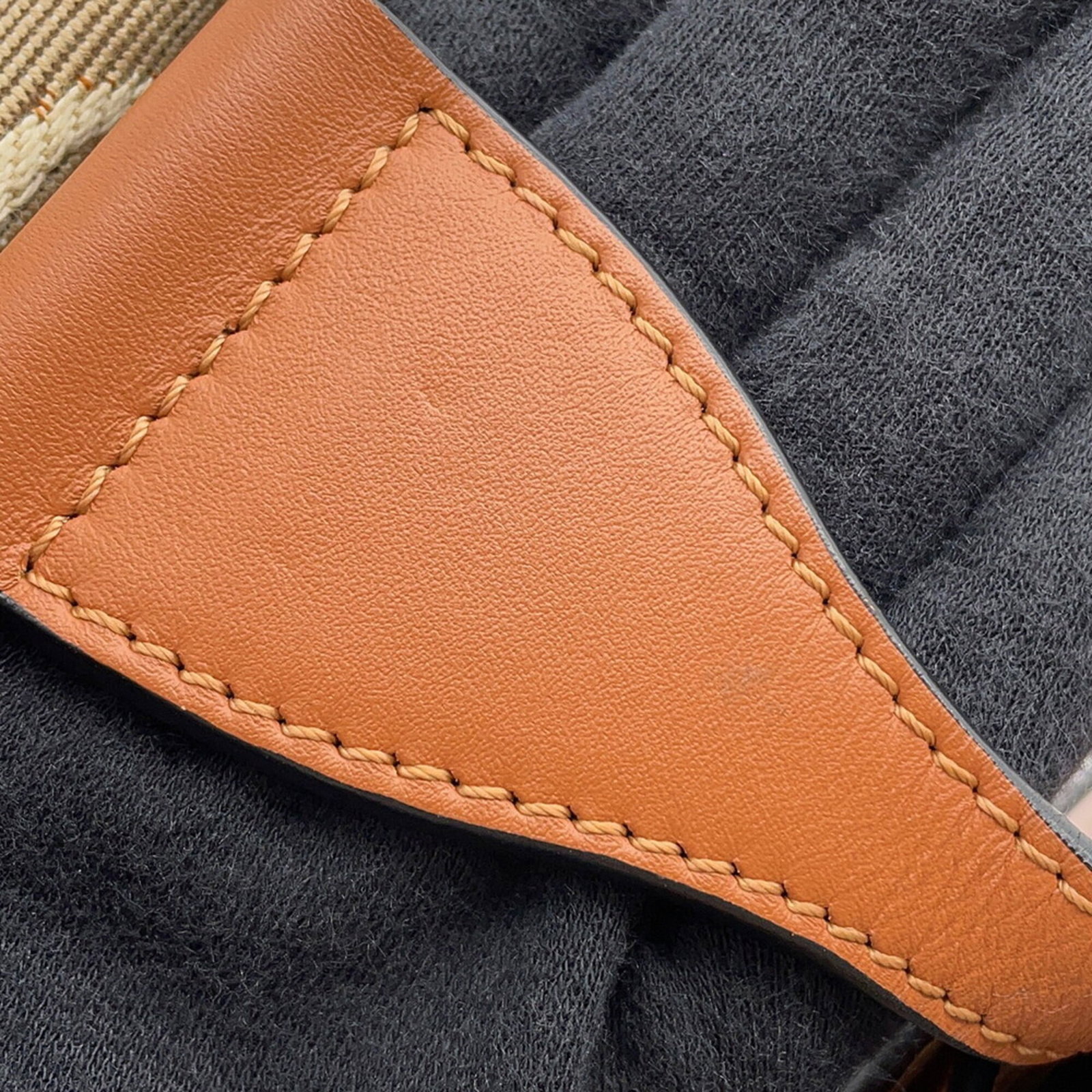 Loewe Handbag Shoulder Bag Leather Canvas - 7