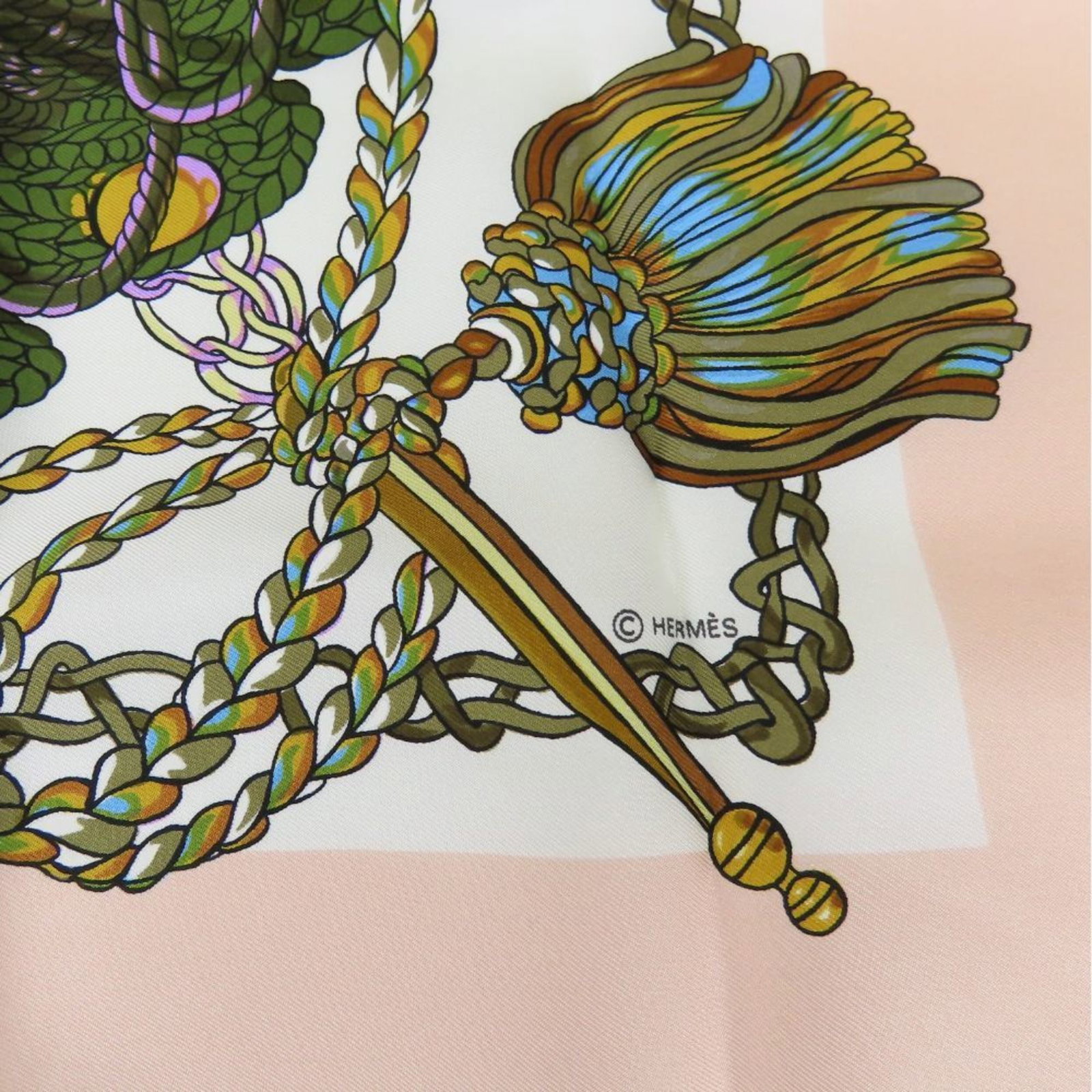 Silk Hermes Scarf - 3