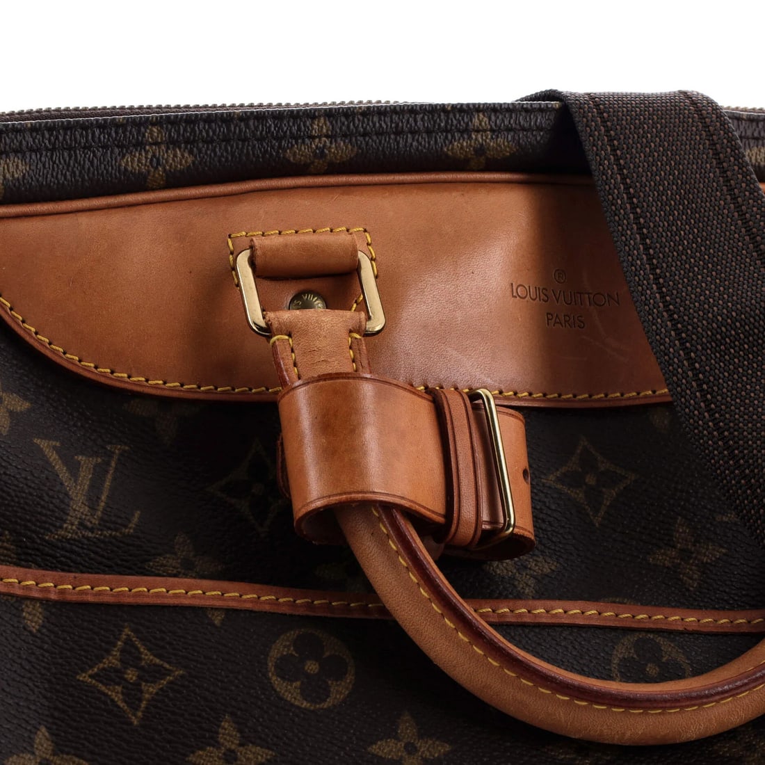 Monogram Canvas Bag Louis Vuitton 24 Heures Alize - 8