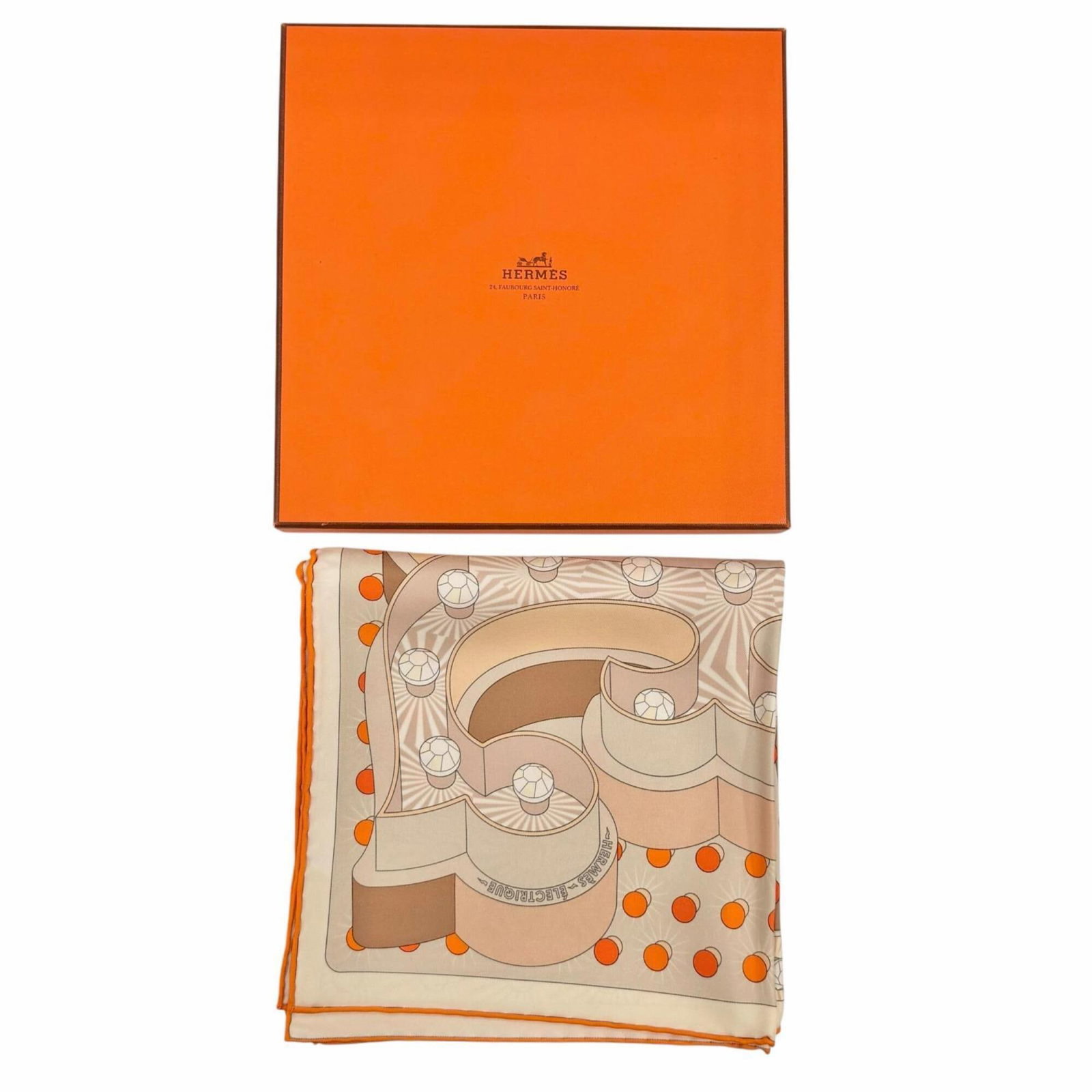Silk Hermes Scarf - 2