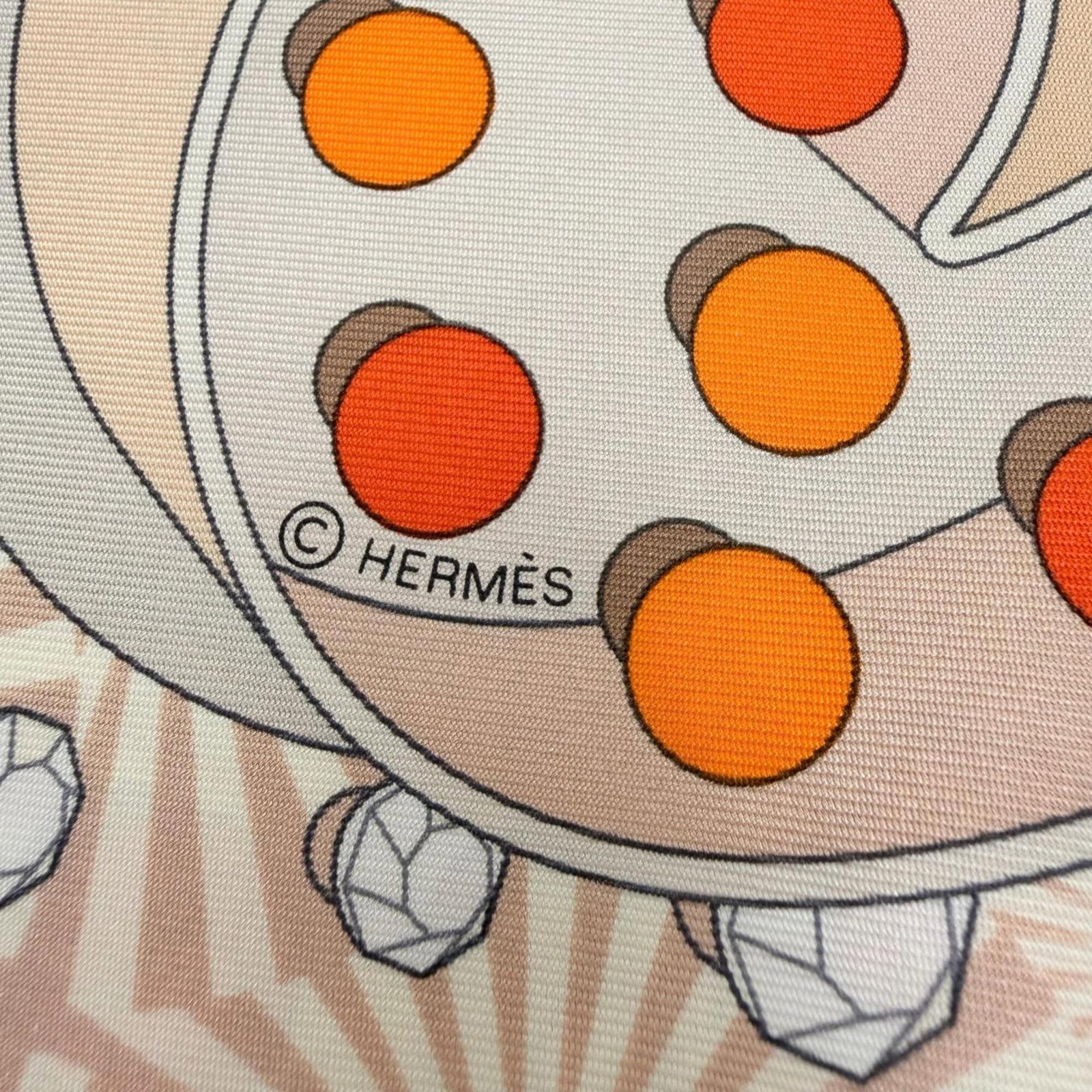 Silk Hermes Scarf - 8