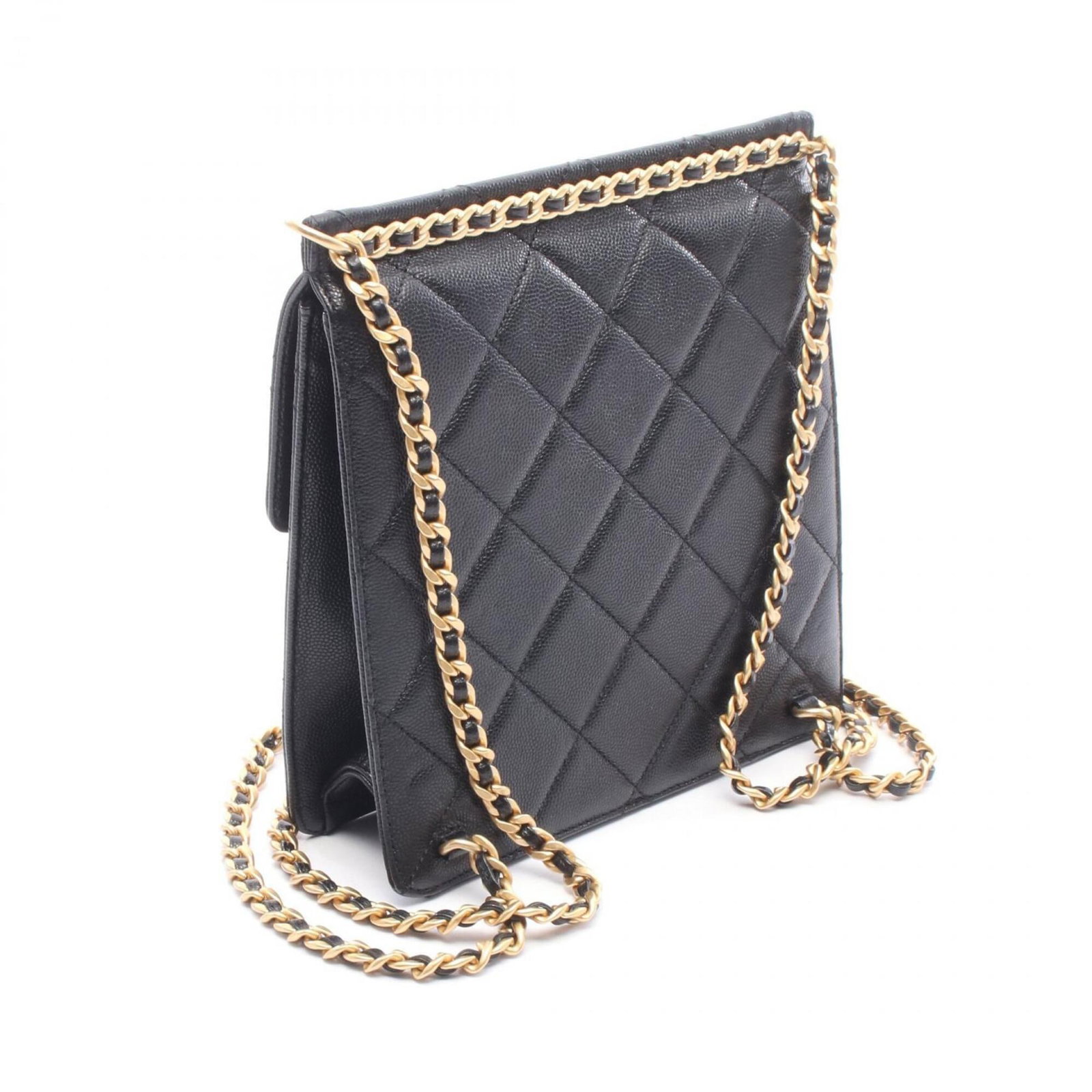 Chanel Backpack Handbag Grained Calfskin - 2
