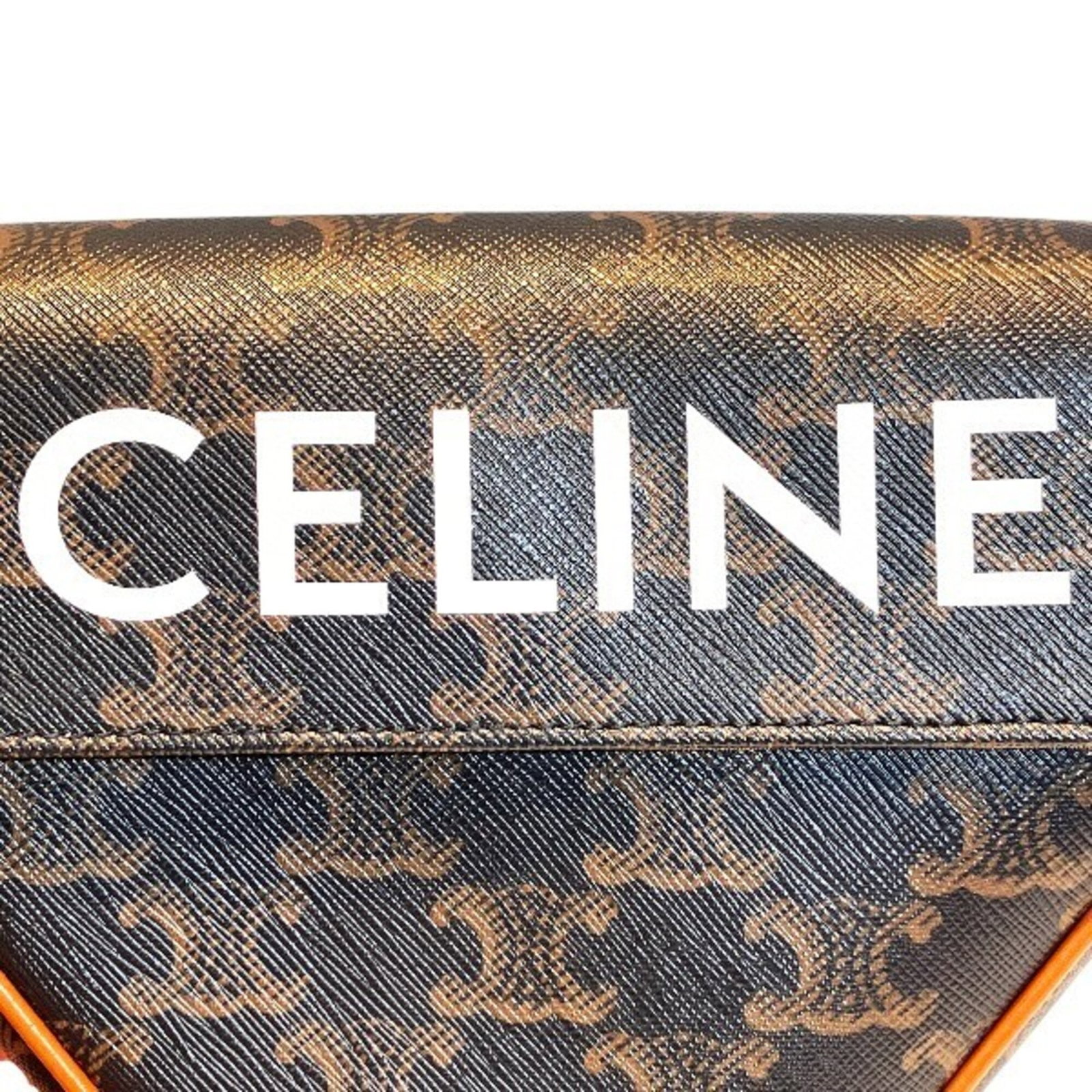 Shoulder Bag Leather Celine - 4