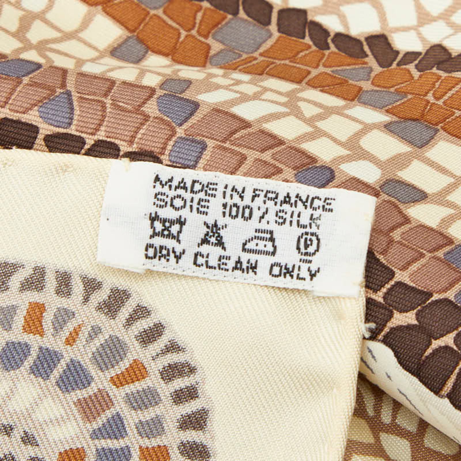 Silk Hermes Scarf - 7