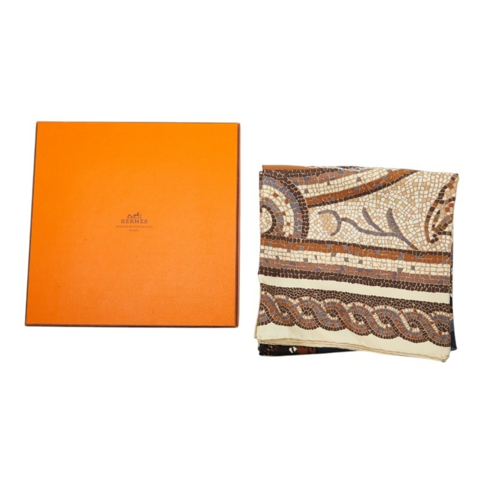 Silk Hermes Scarf - 8