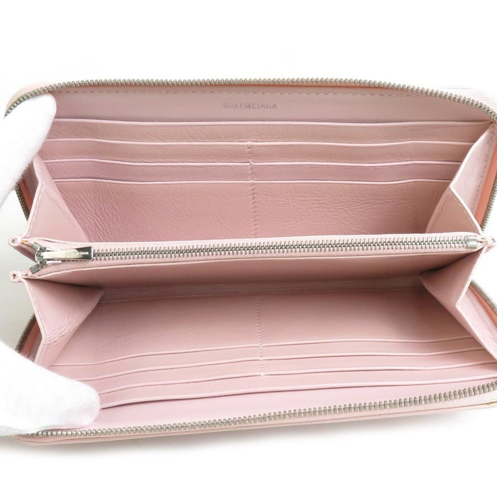Long Leather Wallet Bi Fold - 3