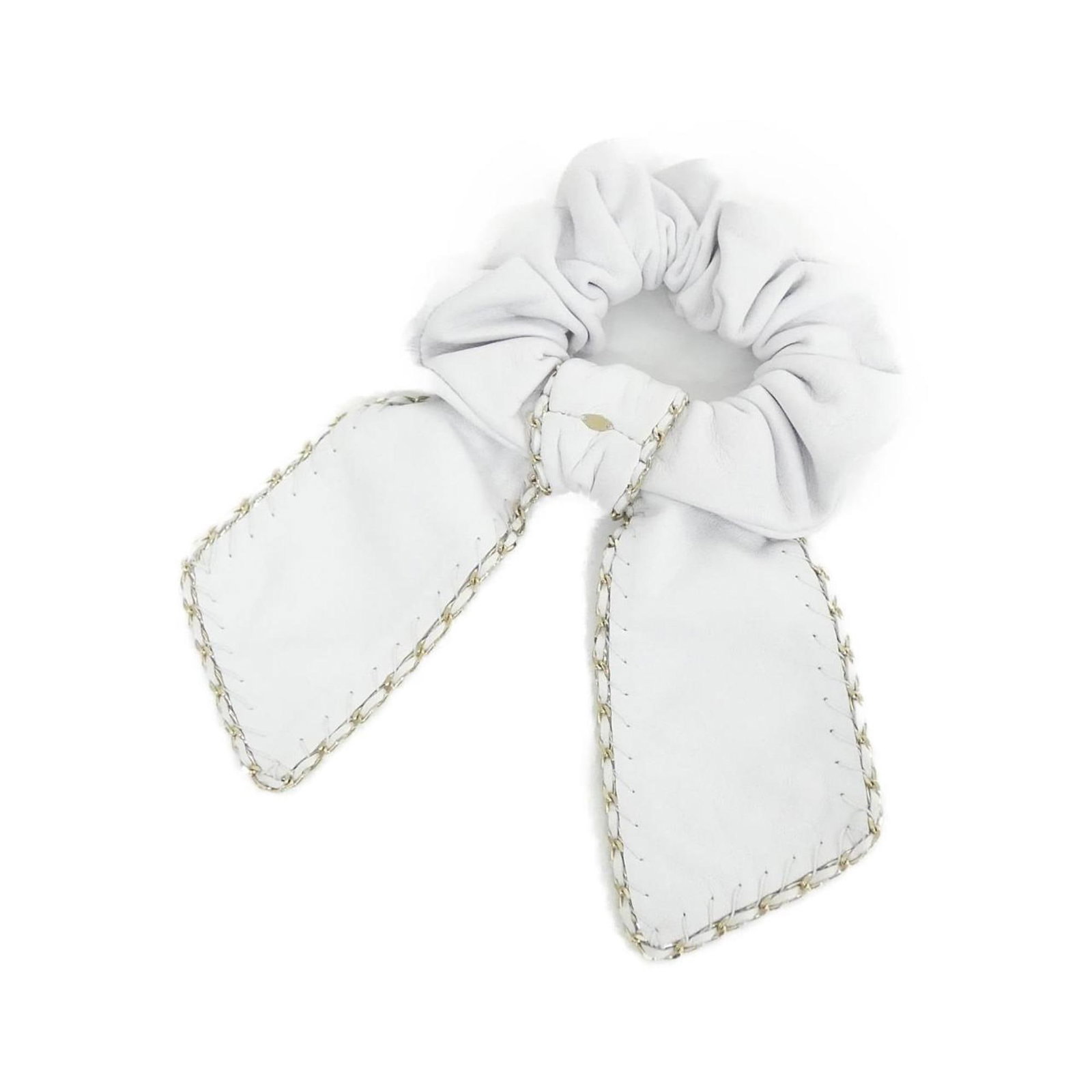 Chanel leather scrunchie - 2