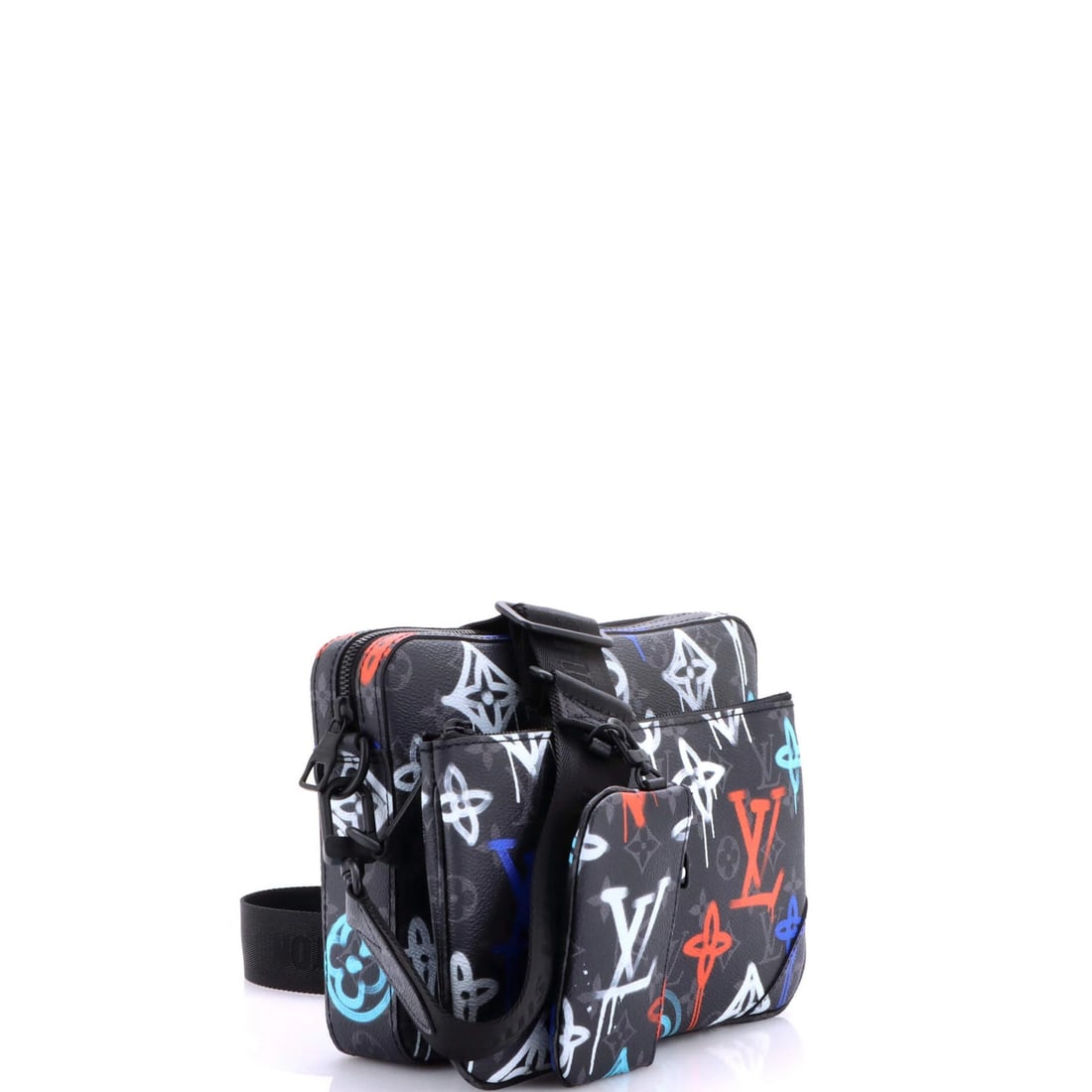 Graffiti Monogram Messenger Canvas Eclipse Louis Vuitton Trio - 2