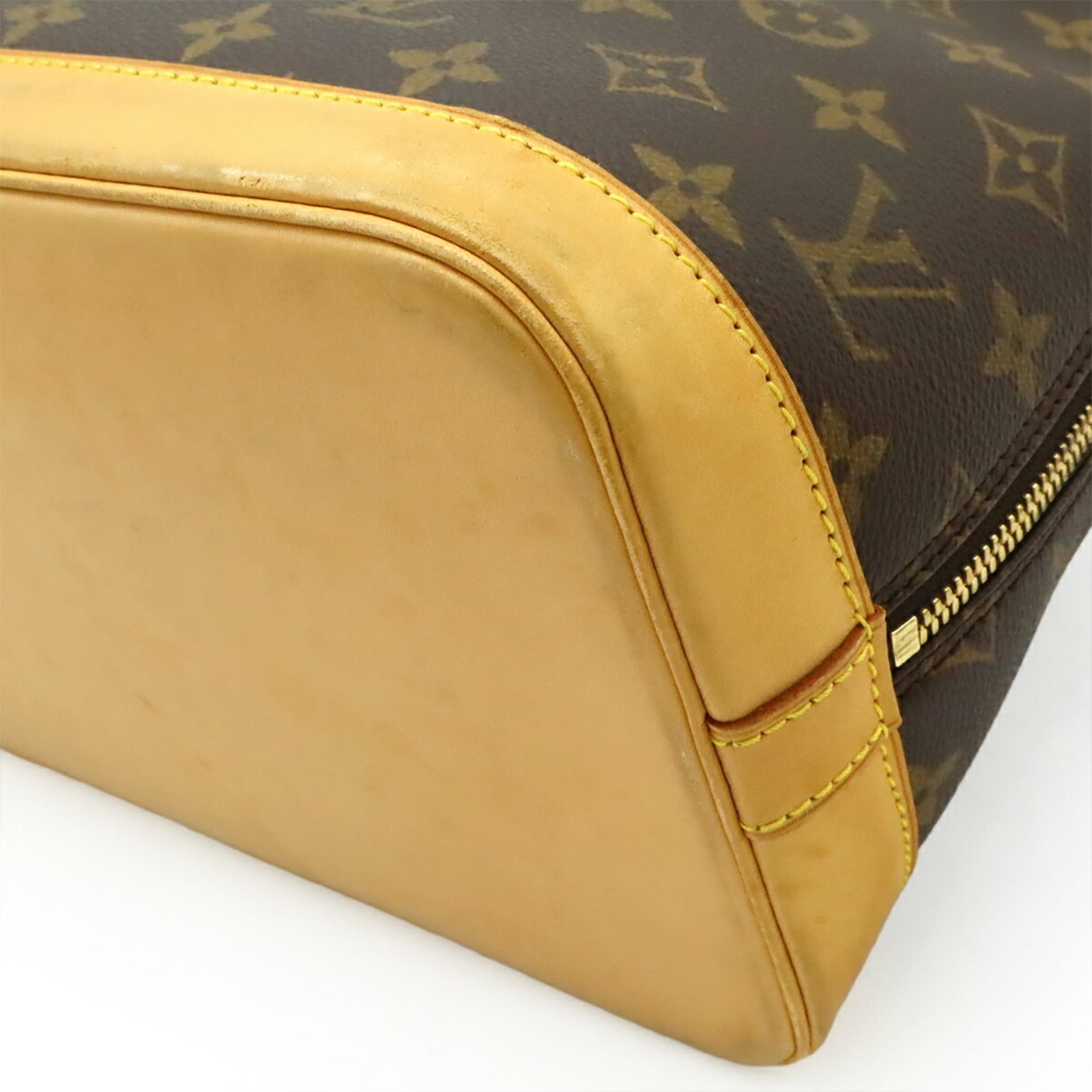 Canvas monogram handbag Vuitton Louis - 4