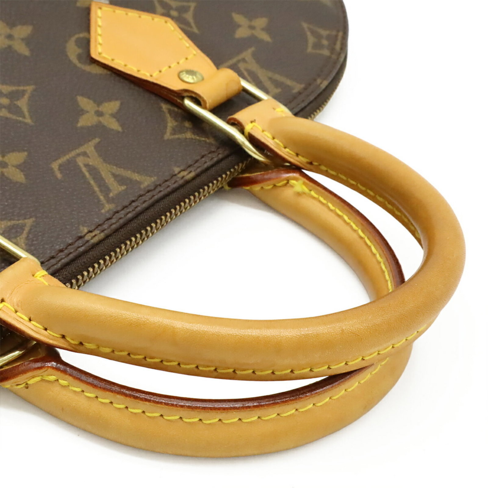 Canvas monogram handbag Vuitton Louis - 5