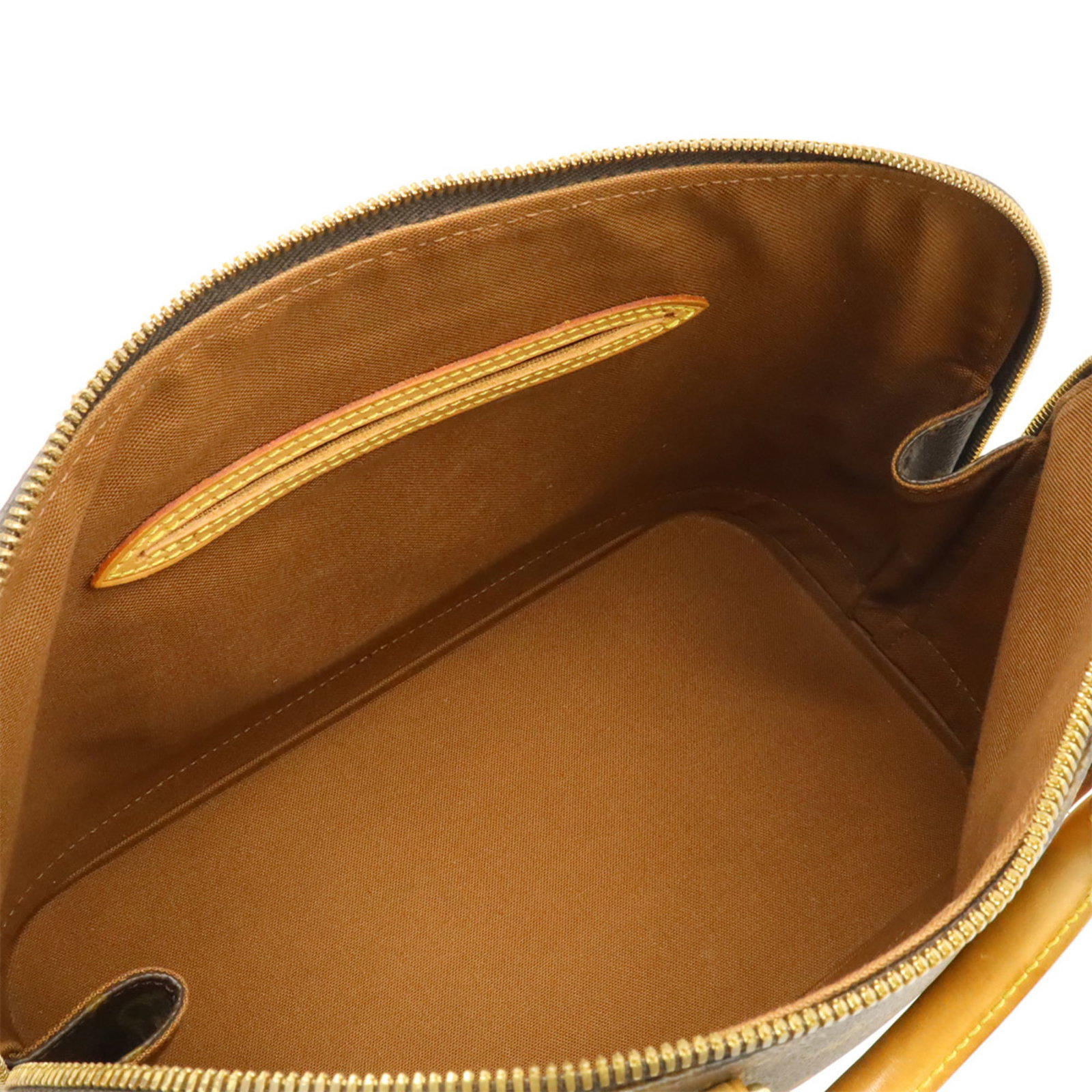 Canvas monogram handbag Vuitton Louis - 7