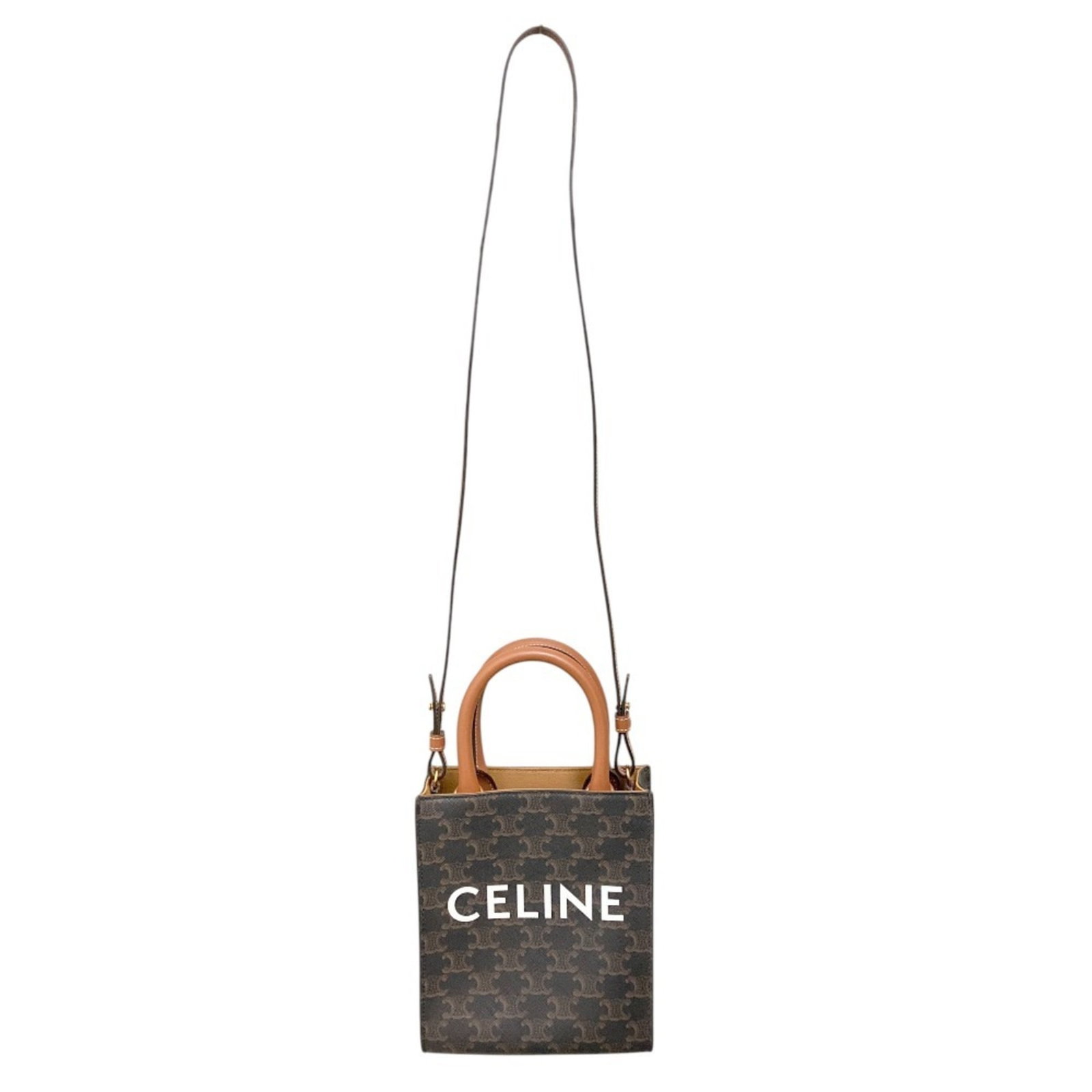Canvas bag shoulder Celine - 3