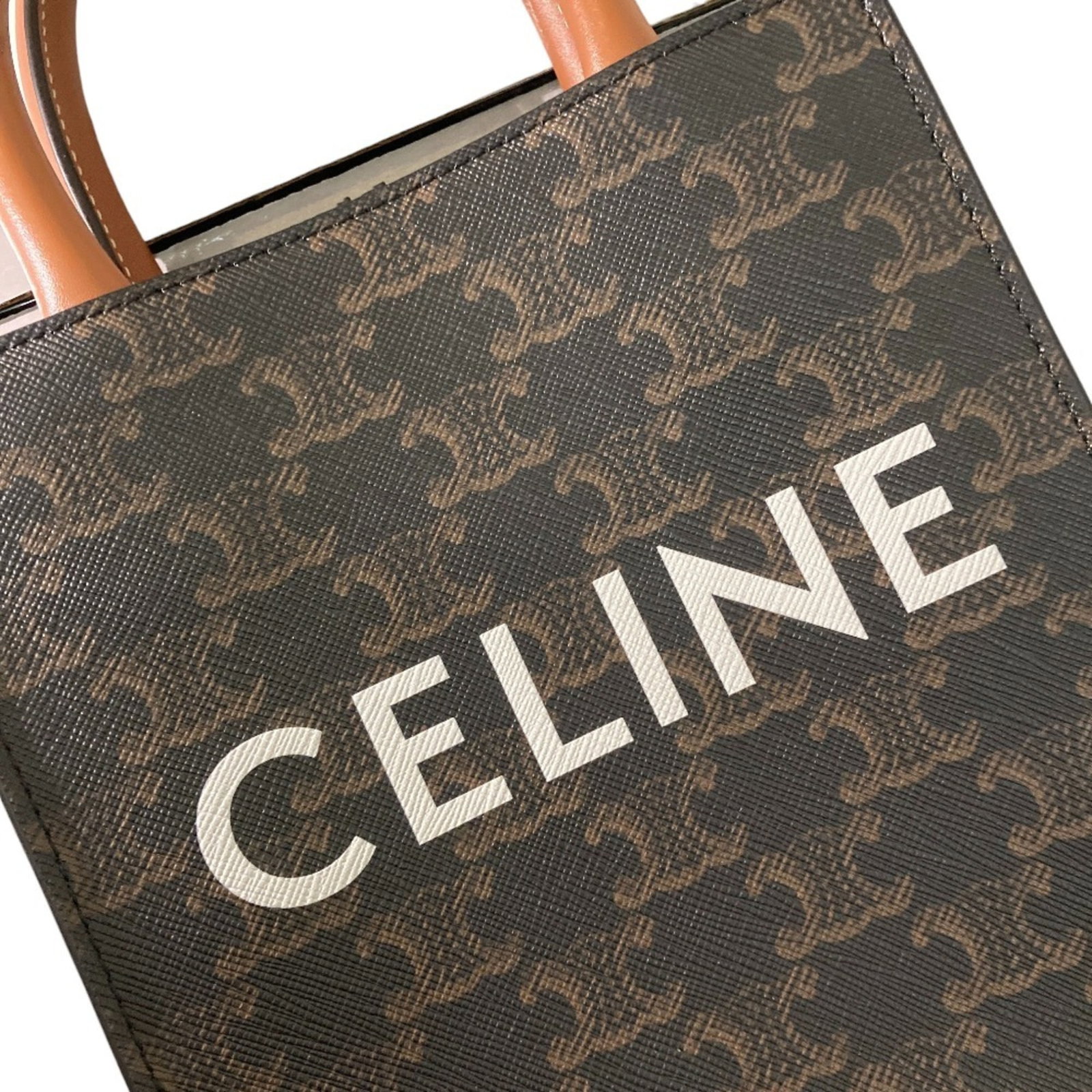 Canvas bag shoulder Celine - 8