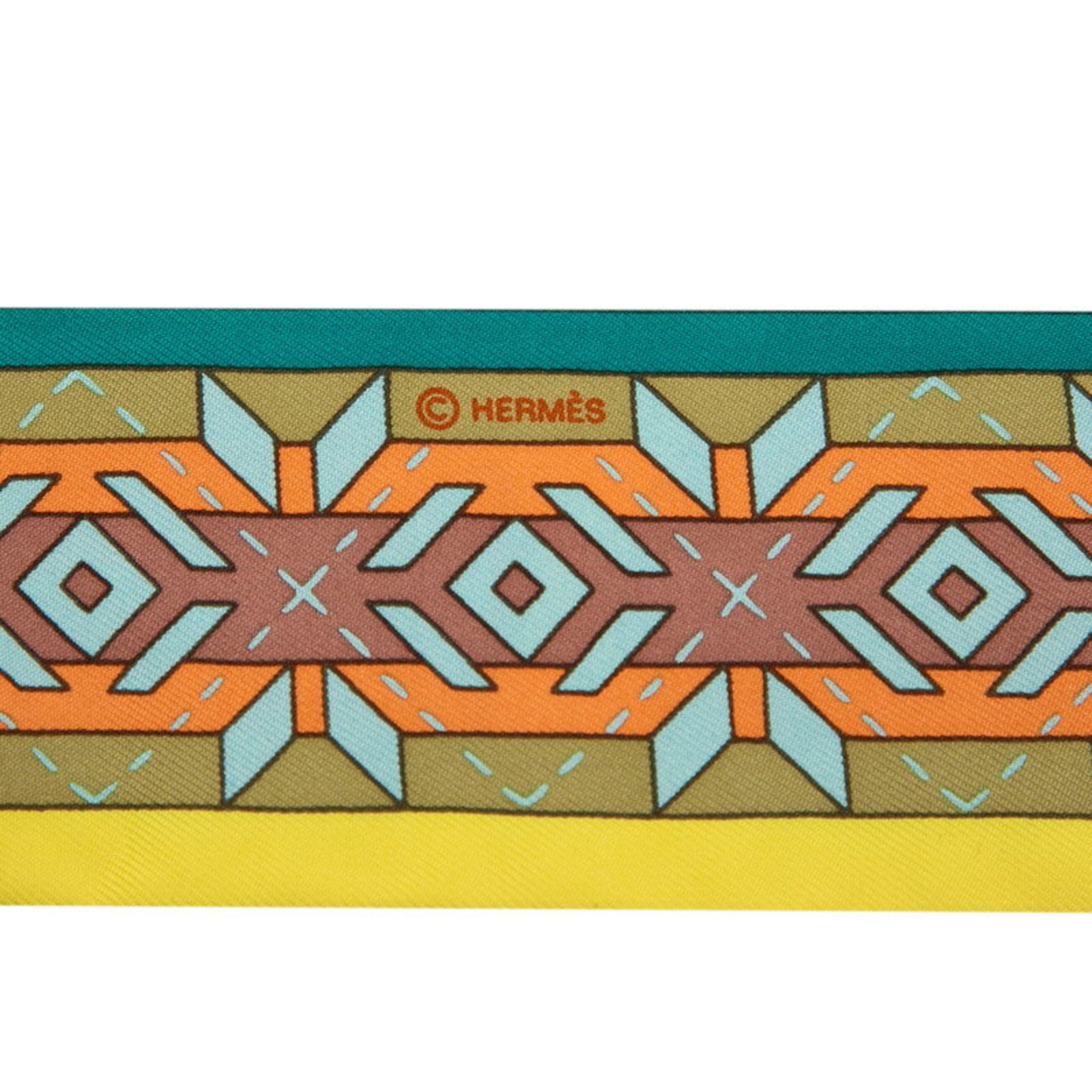 Silk Hermes Scarf - 3