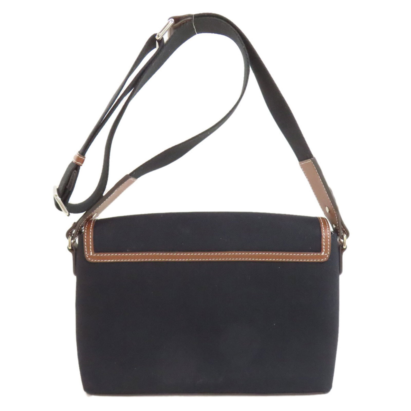 Canvas leather shoulder bag - 2
