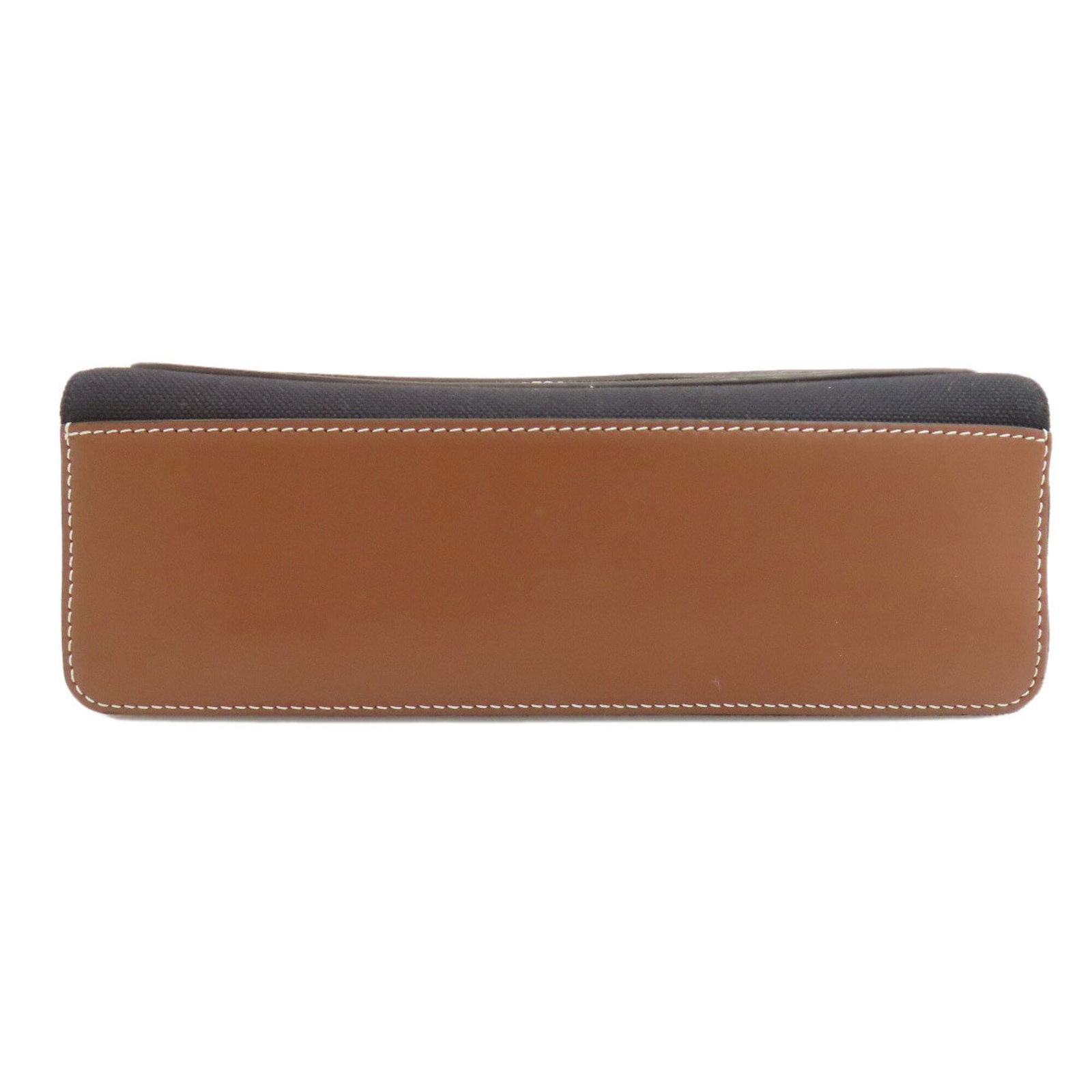 Canvas leather shoulder bag - 4
