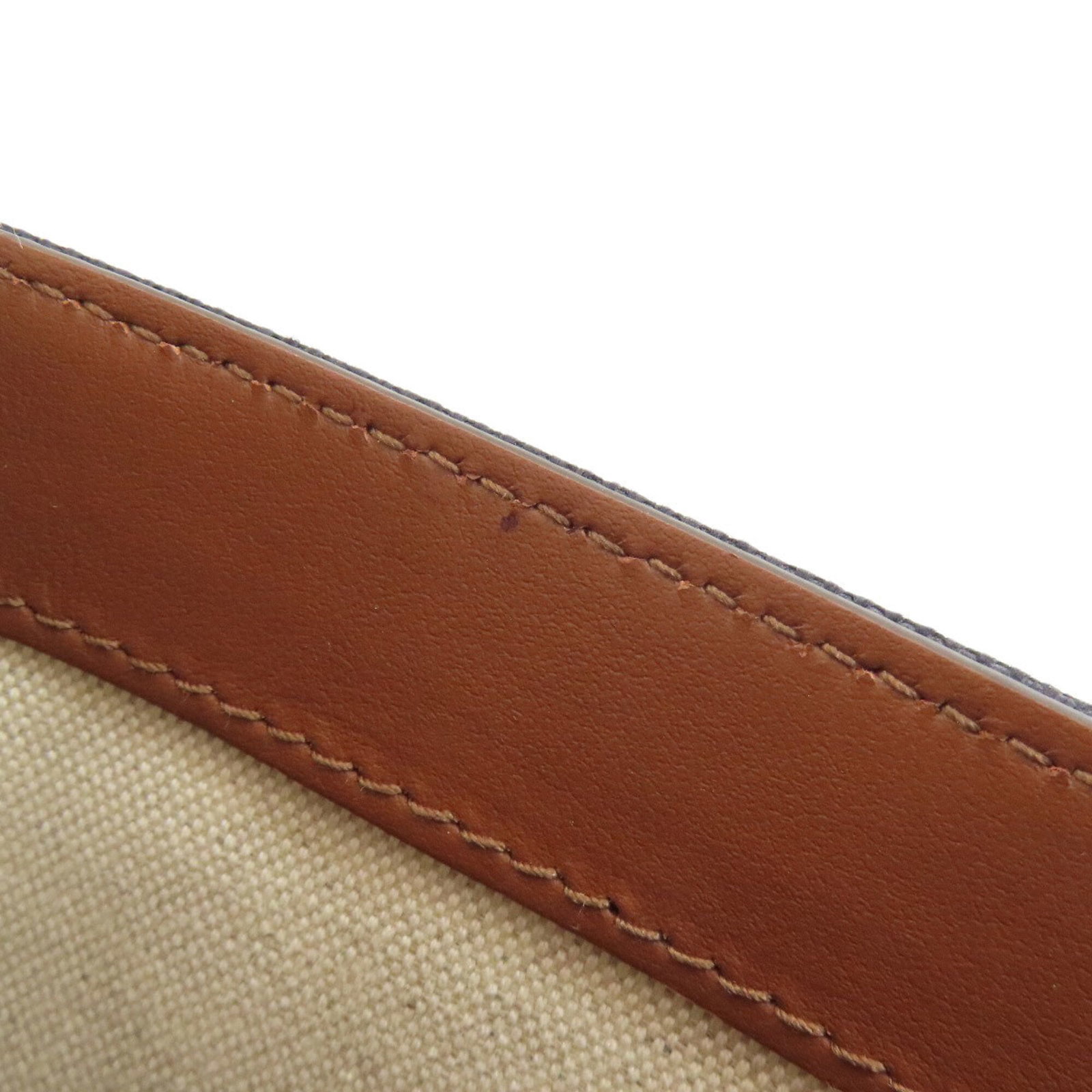 Canvas leather shoulder bag - 8