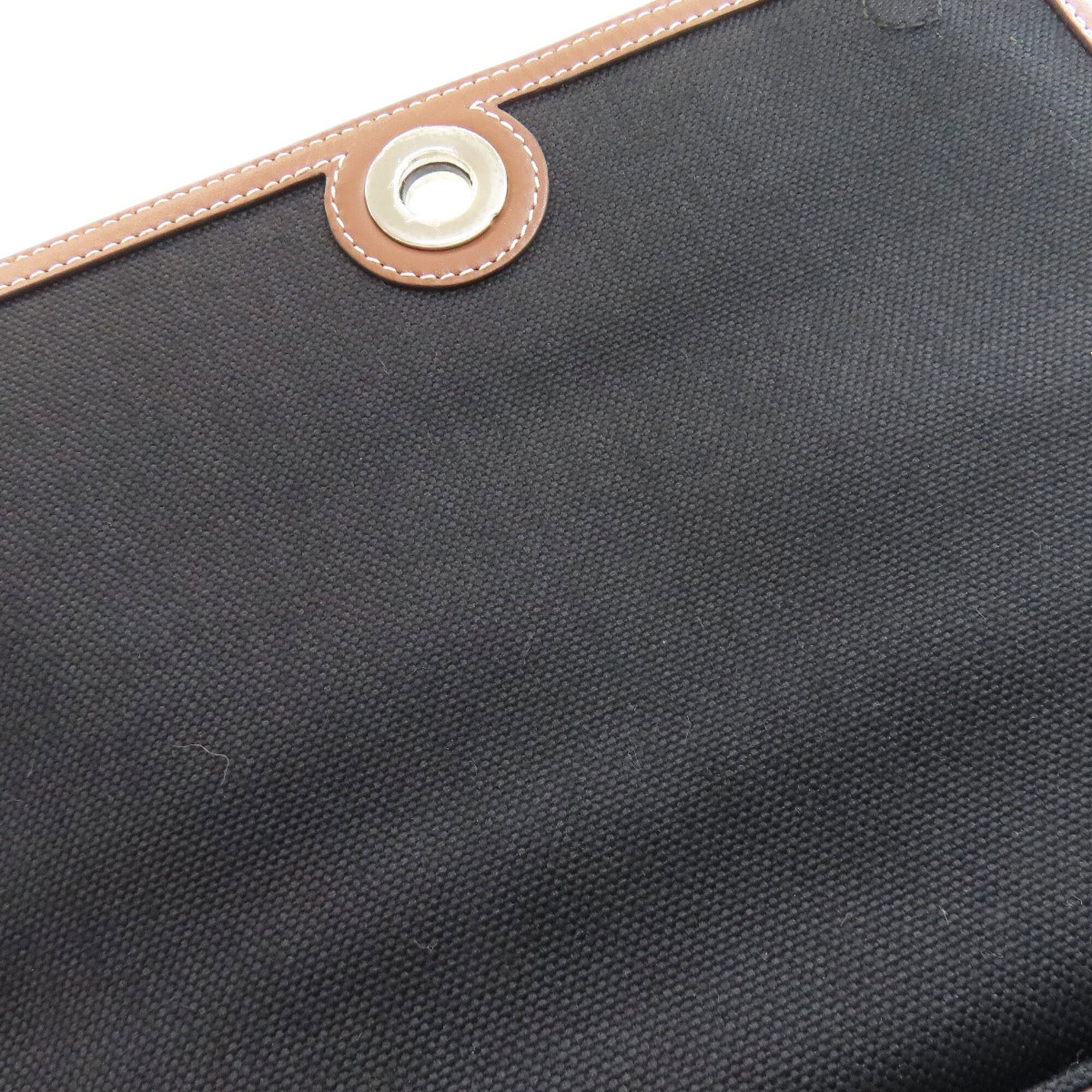 Canvas leather shoulder bag - 9