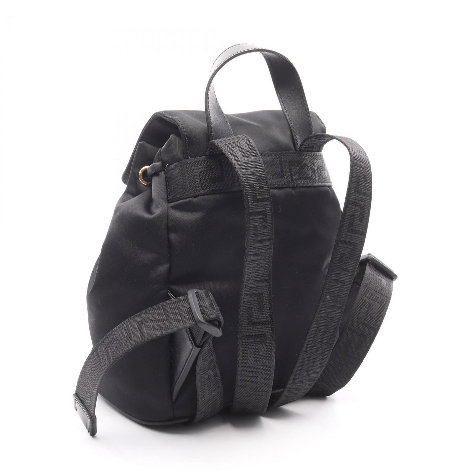 Versace backpack nylon leather - 2