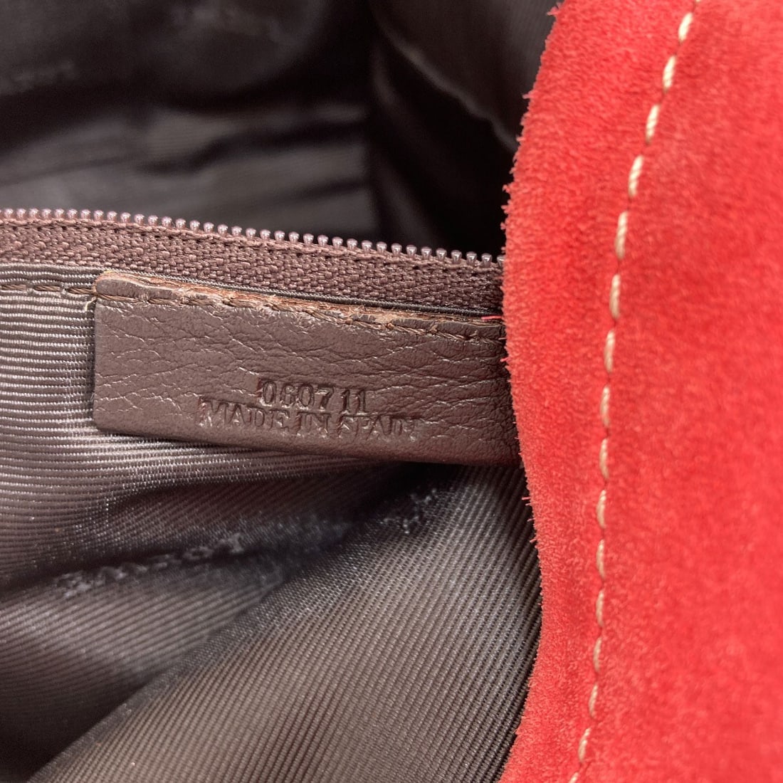 Loewe Handbag Suede - 7