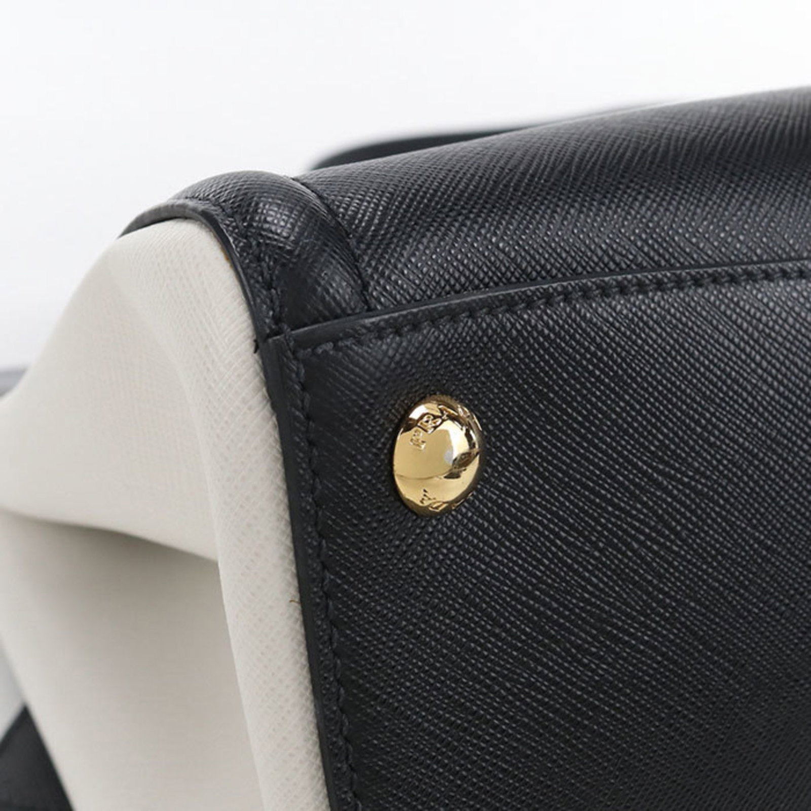 Leather Prada Tote Bag - 6