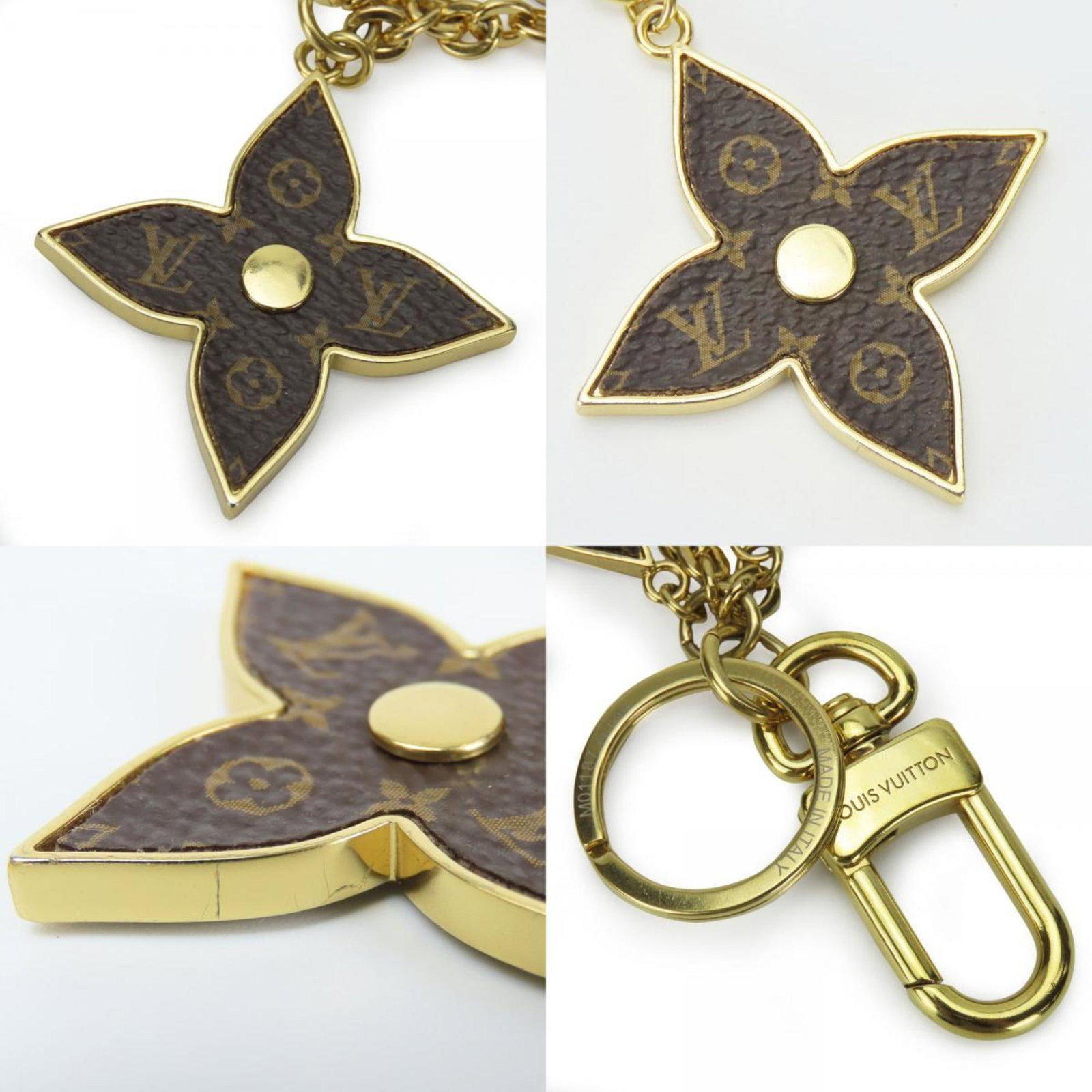 Metal keyring monogram Louis Vuitton - 8