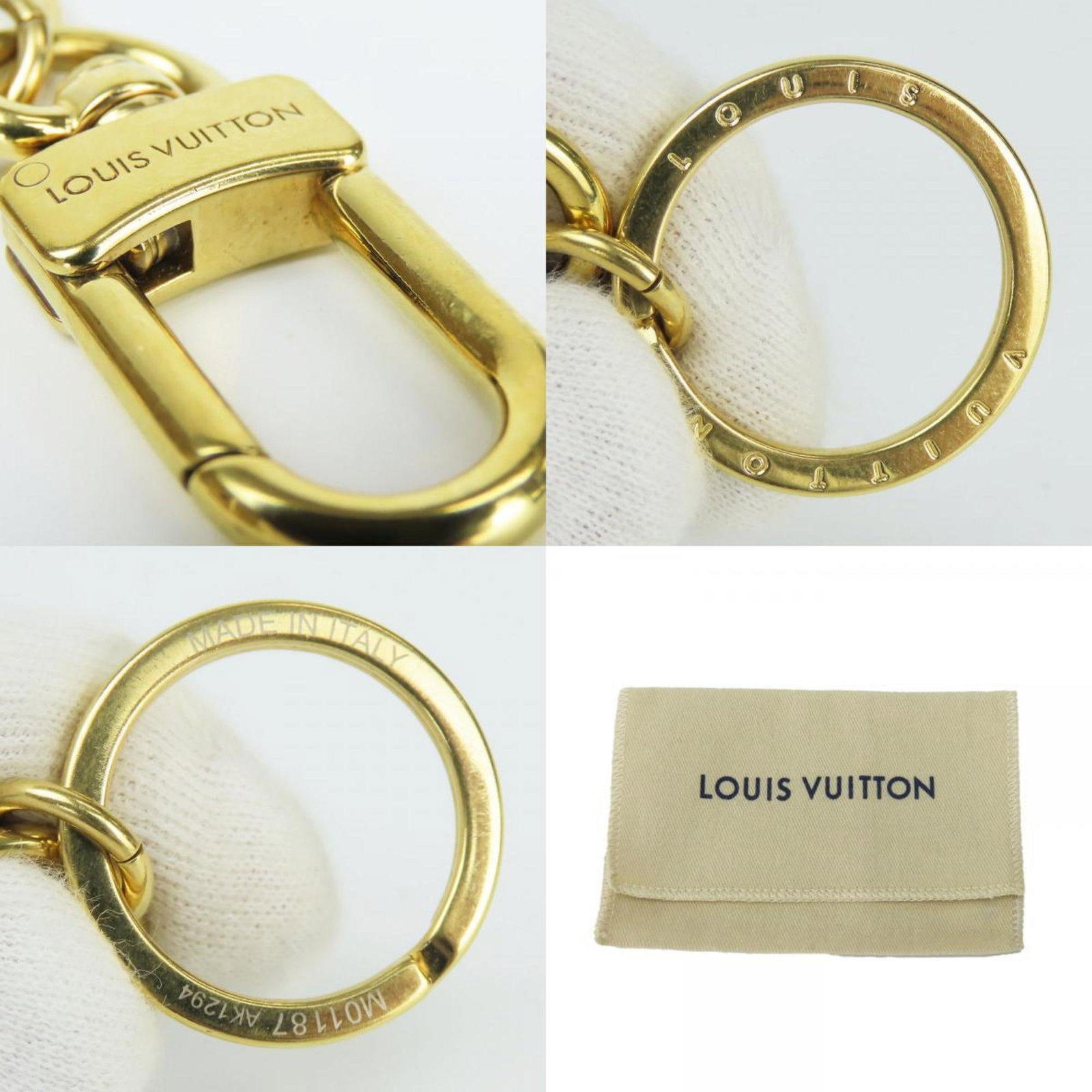 Metal keyring monogram Louis Vuitton - 9
