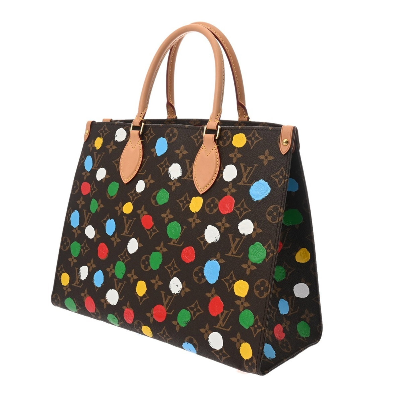 Canvas monogram handbag Vuitton Louis - 3