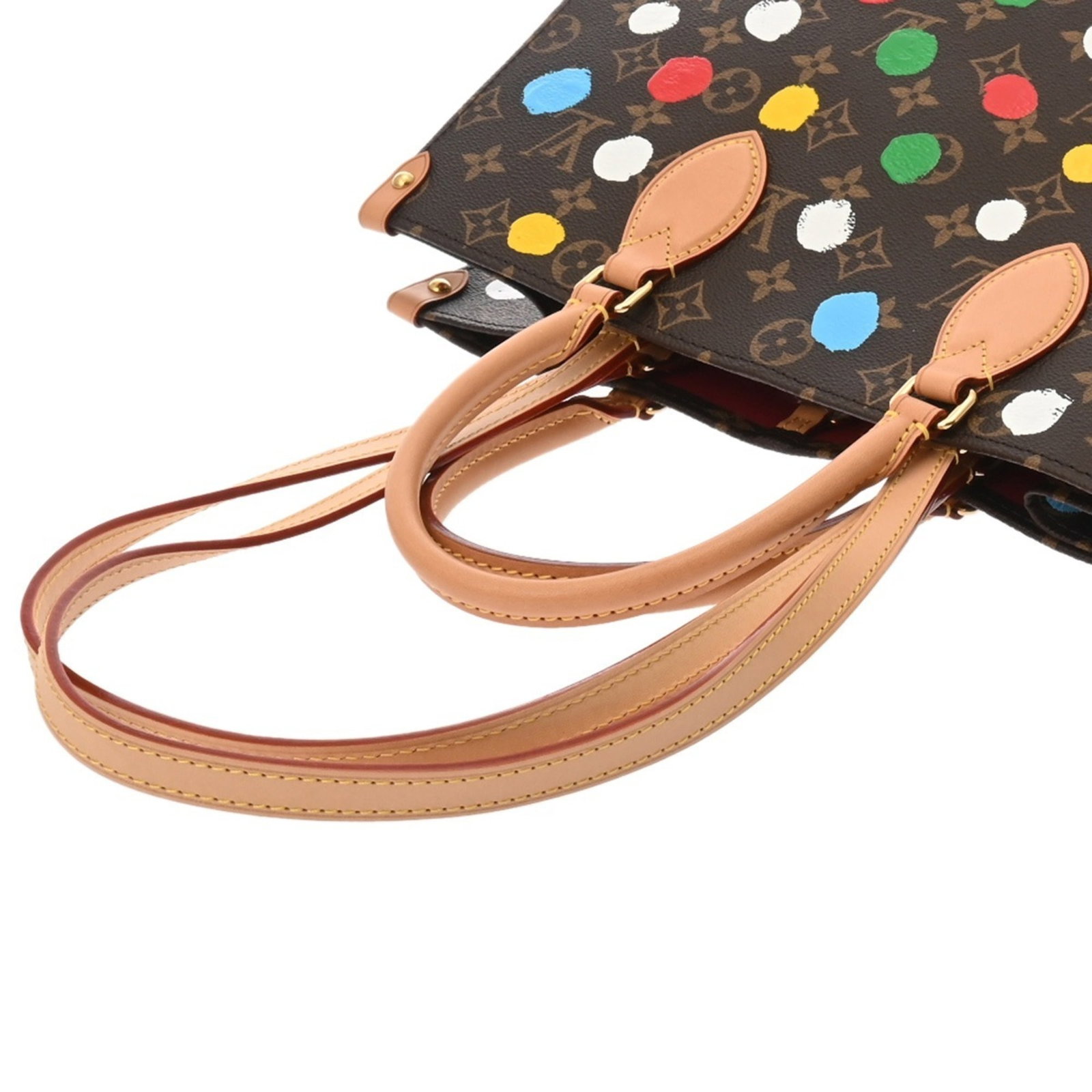 Canvas monogram handbag Vuitton Louis - 4